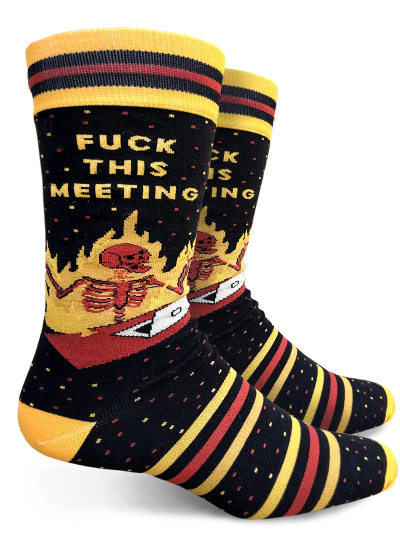 Men's Socks - Fuck This Meeting