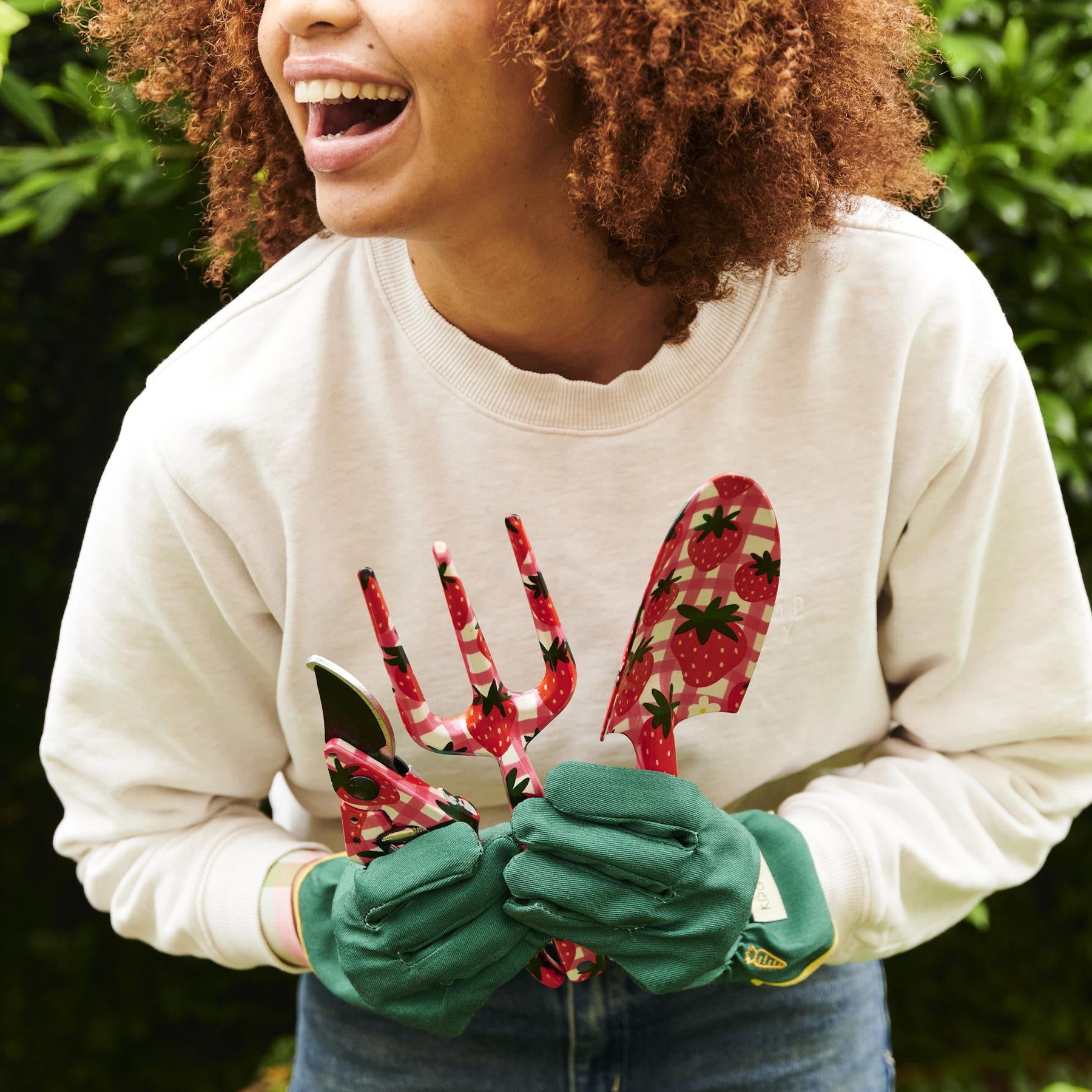 Garden Tools and Gloves - Strawberry Jam