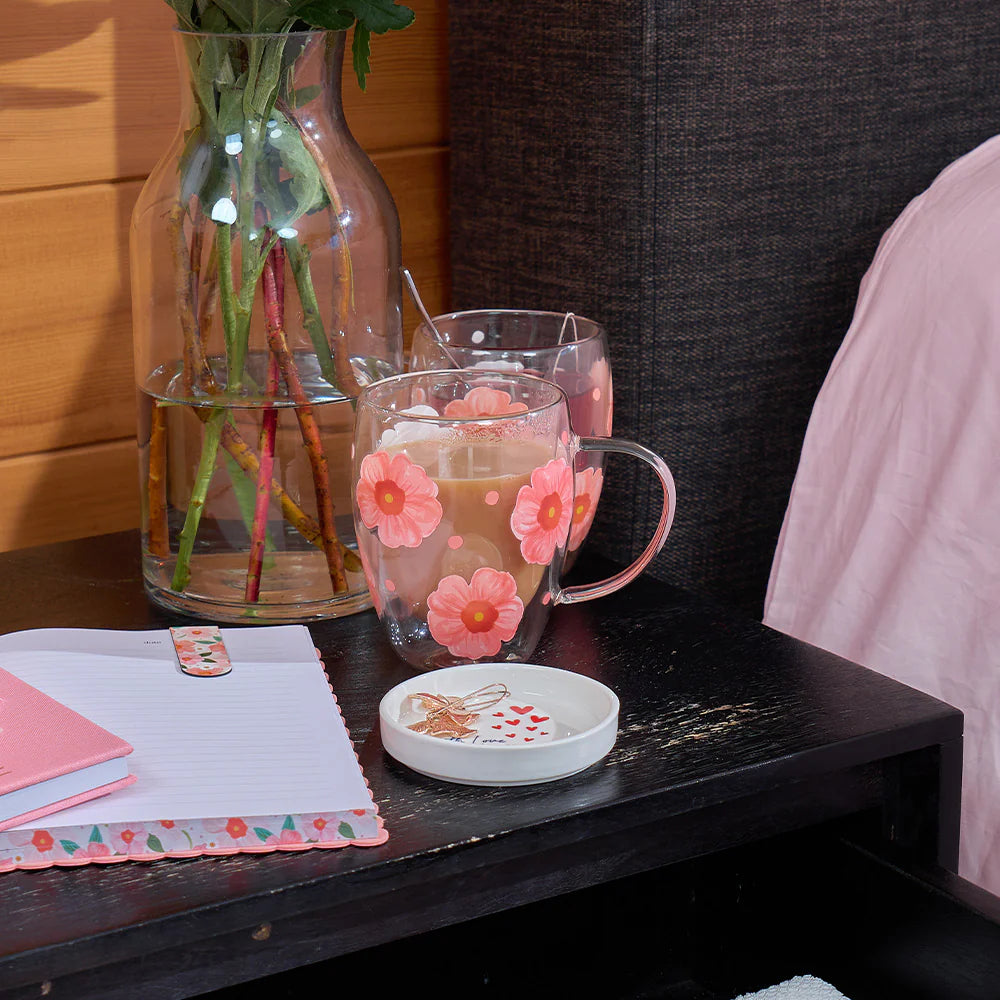 Glass Mug - Meadow Blush