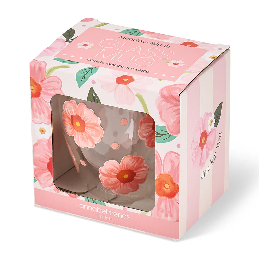 Glass Mug - Meadow Blush