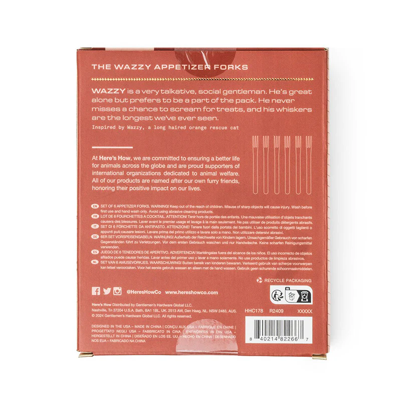 The Wazzy Appetiser Forks