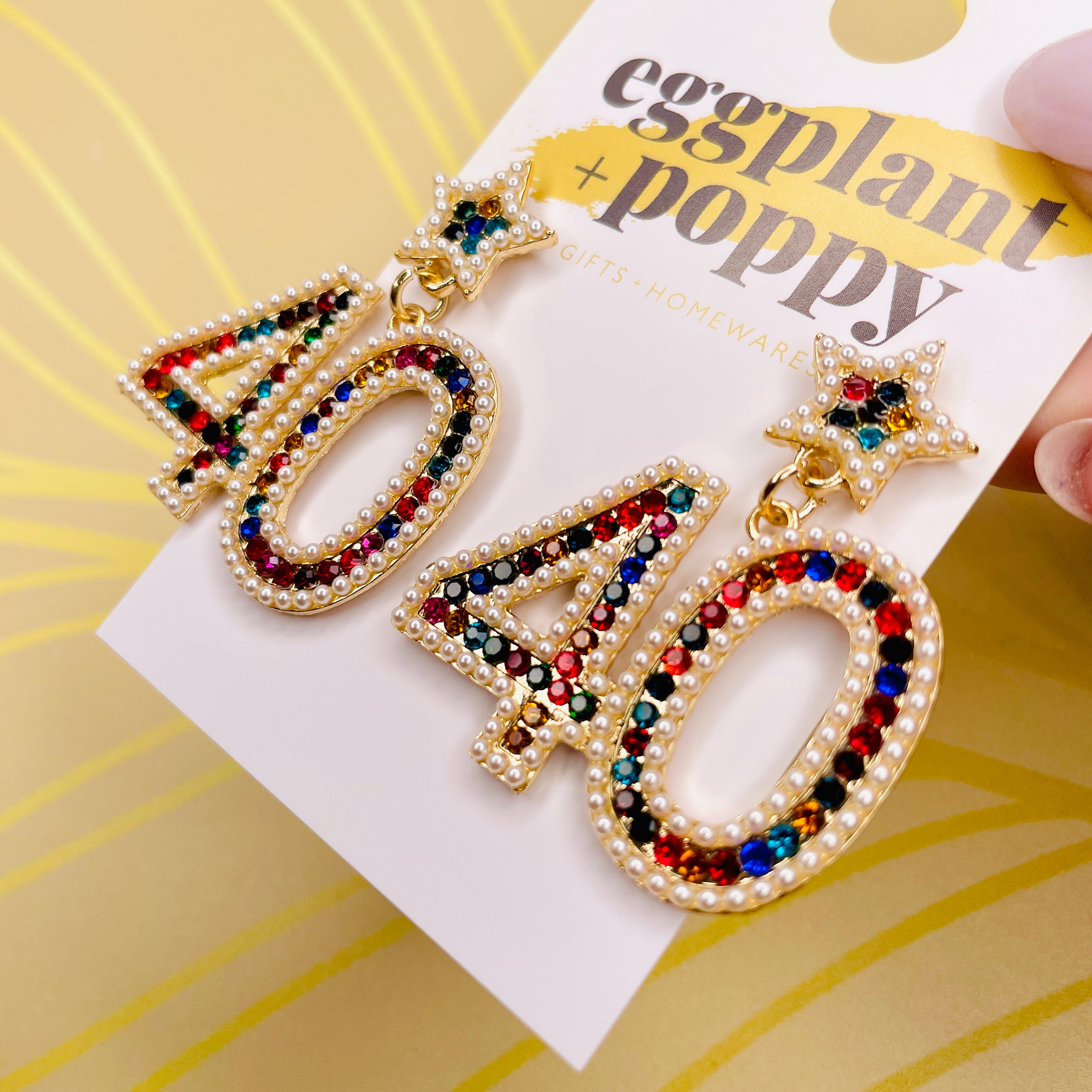 40 Sparkle Earrings