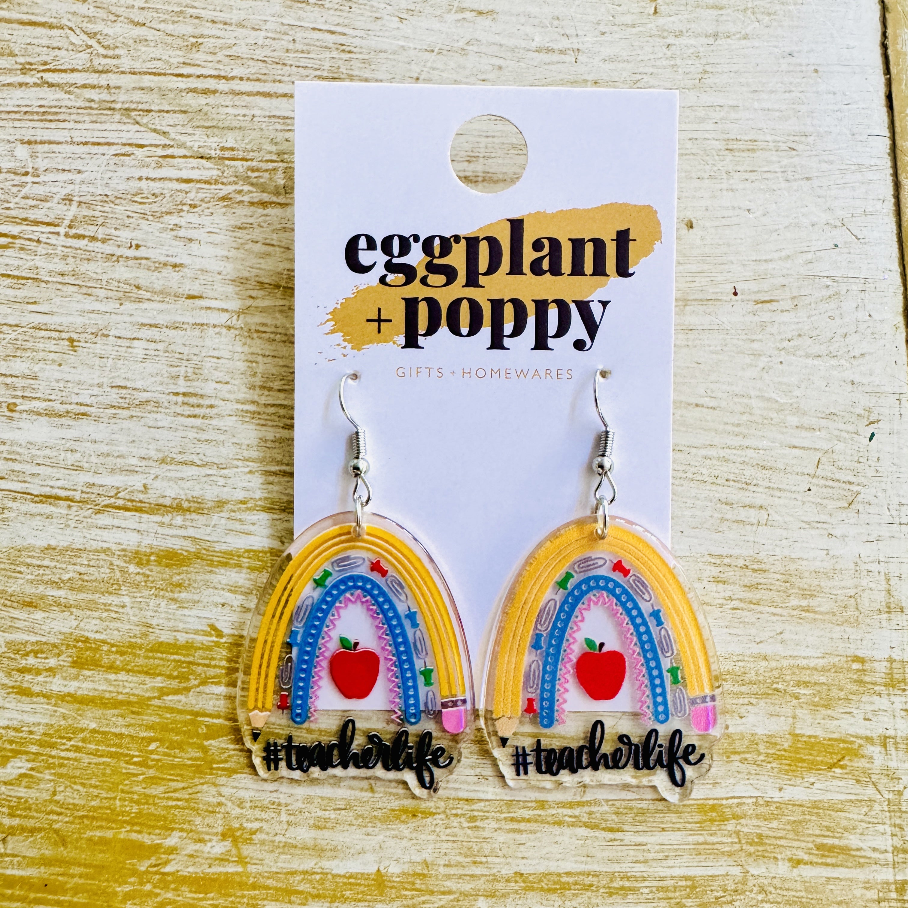 #Teacher Life Earrings