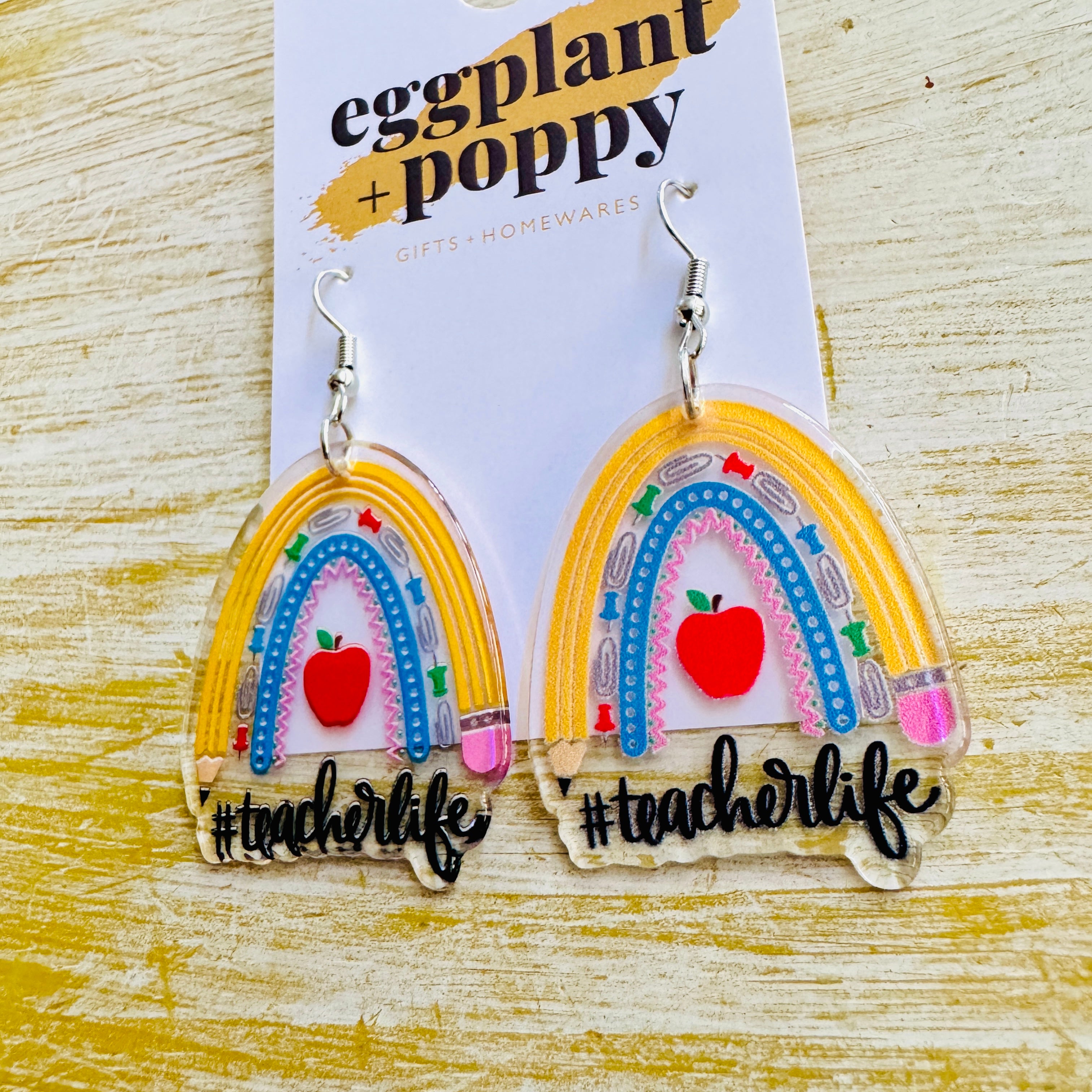 #Teacher Life Earrings