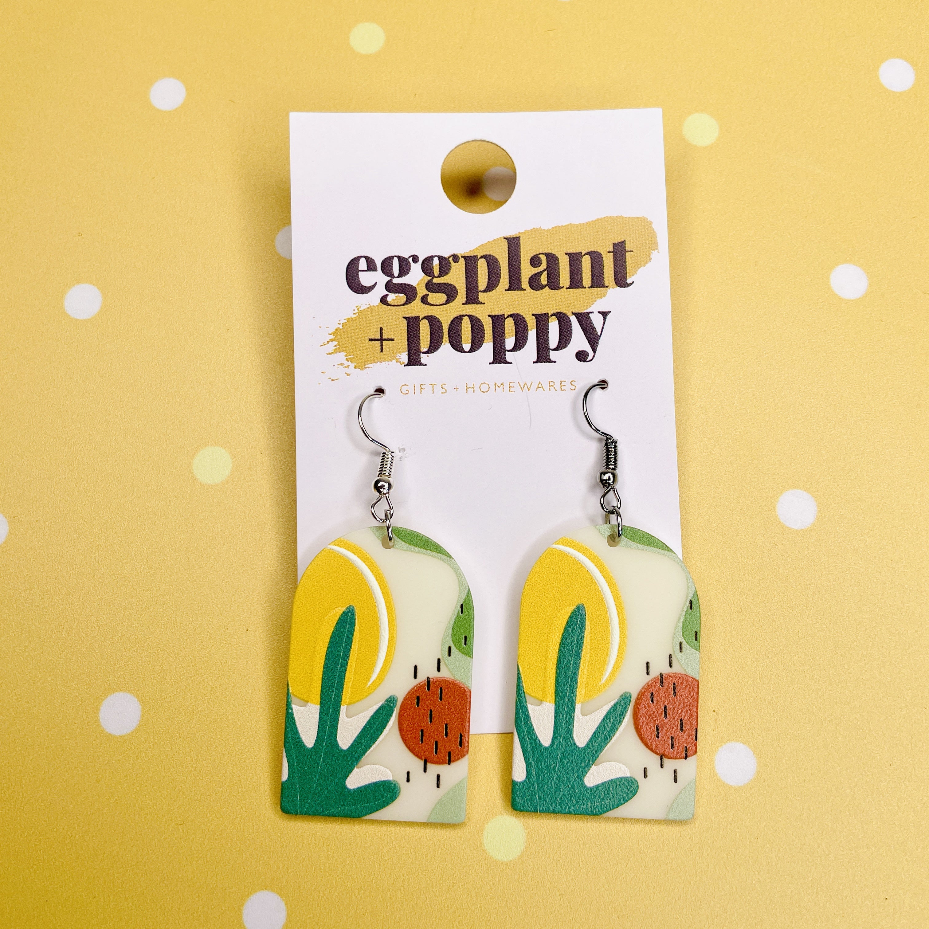 Art Earrings - Desert