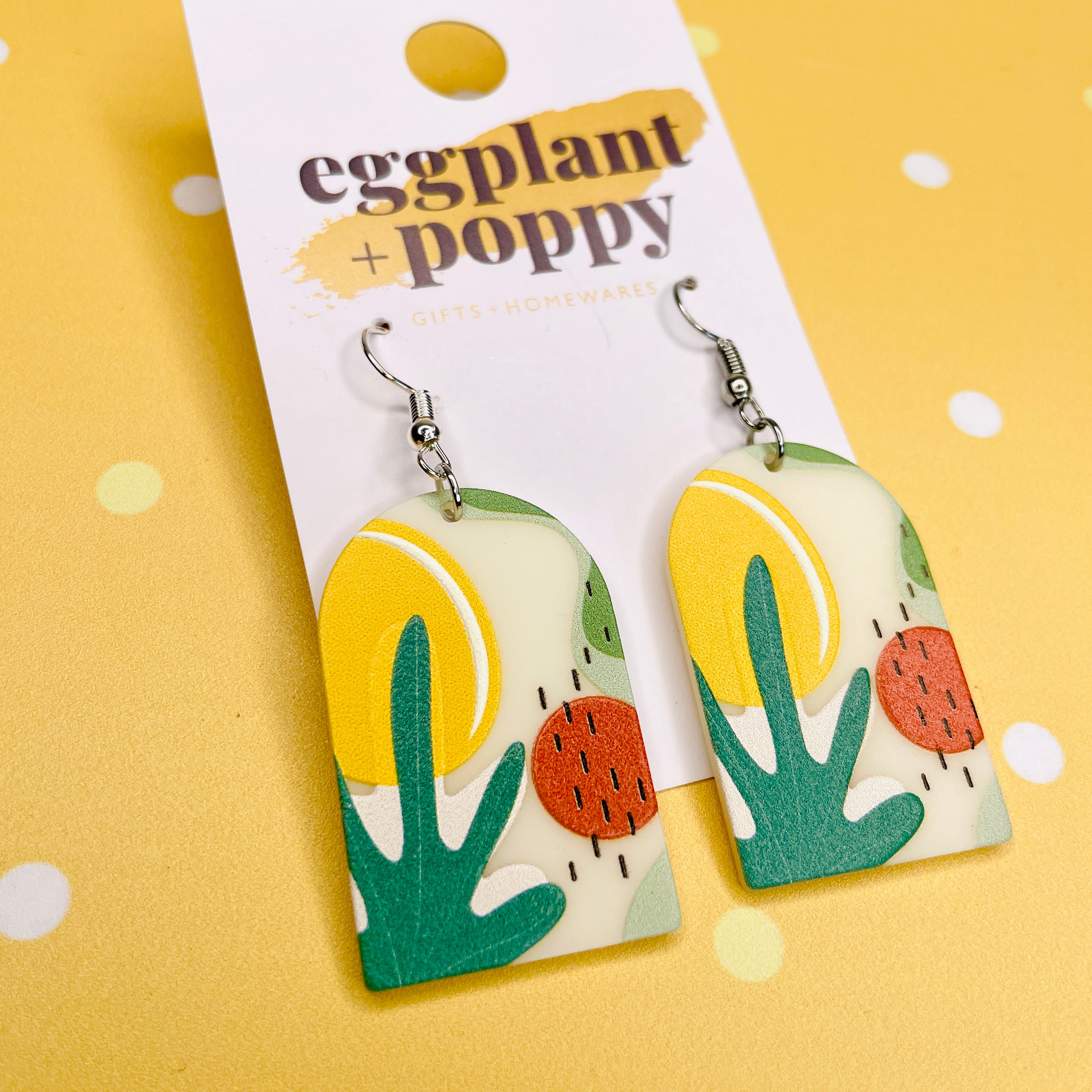 Art Earrings - Desert