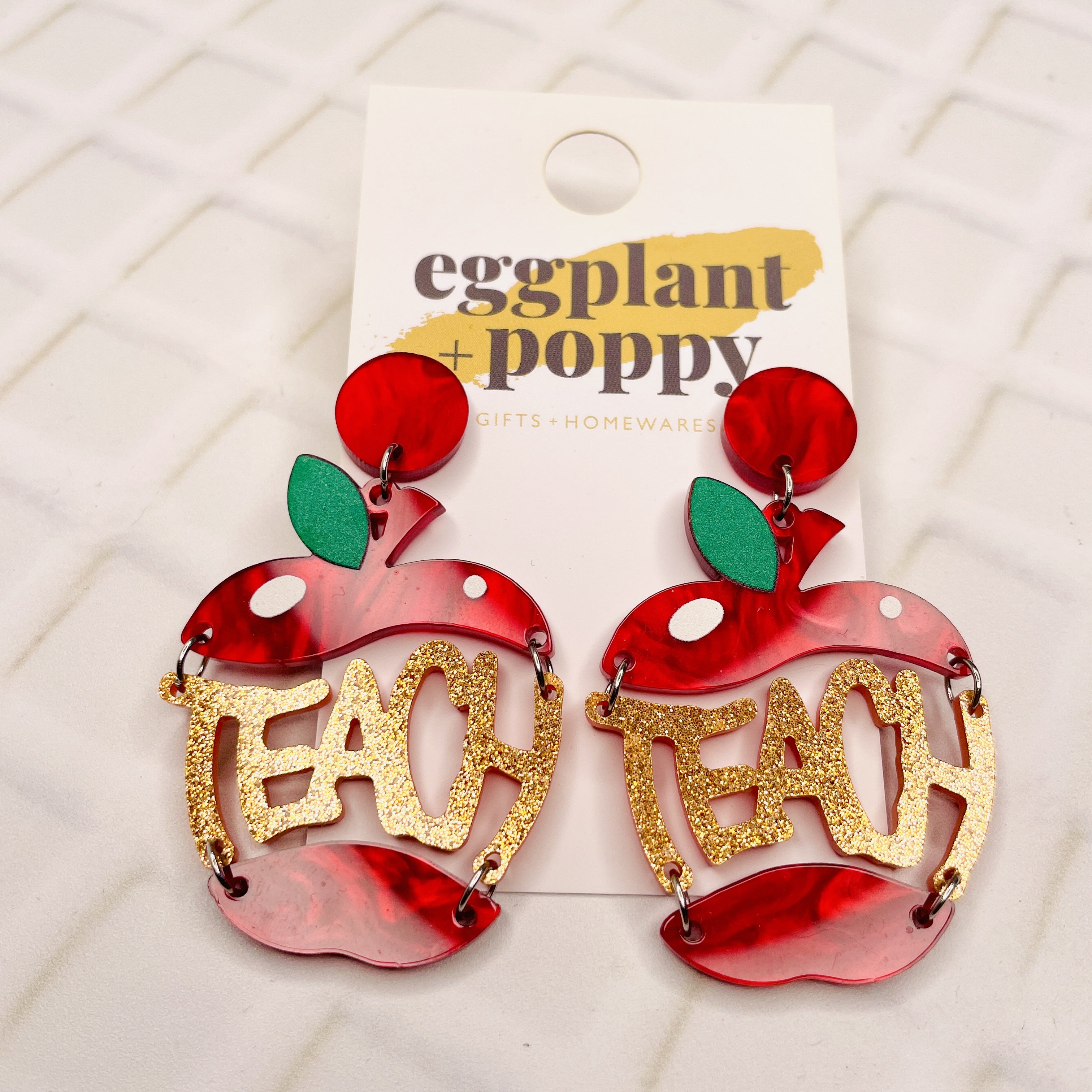 Teach Earrings