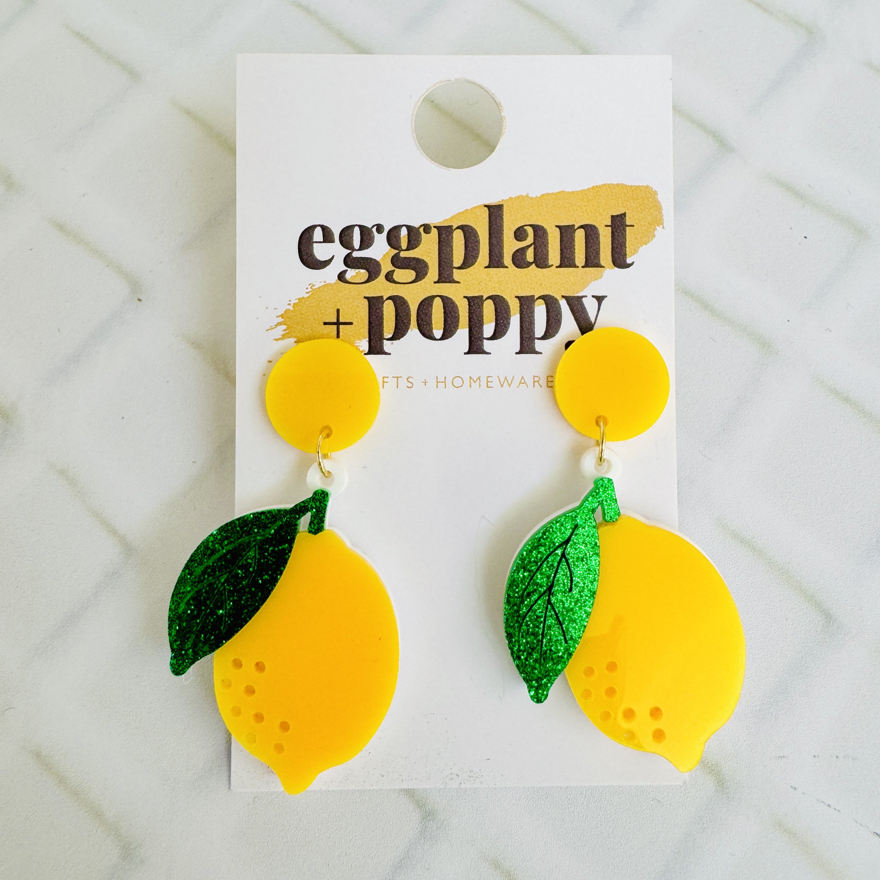 Zesty Lemon Earrings