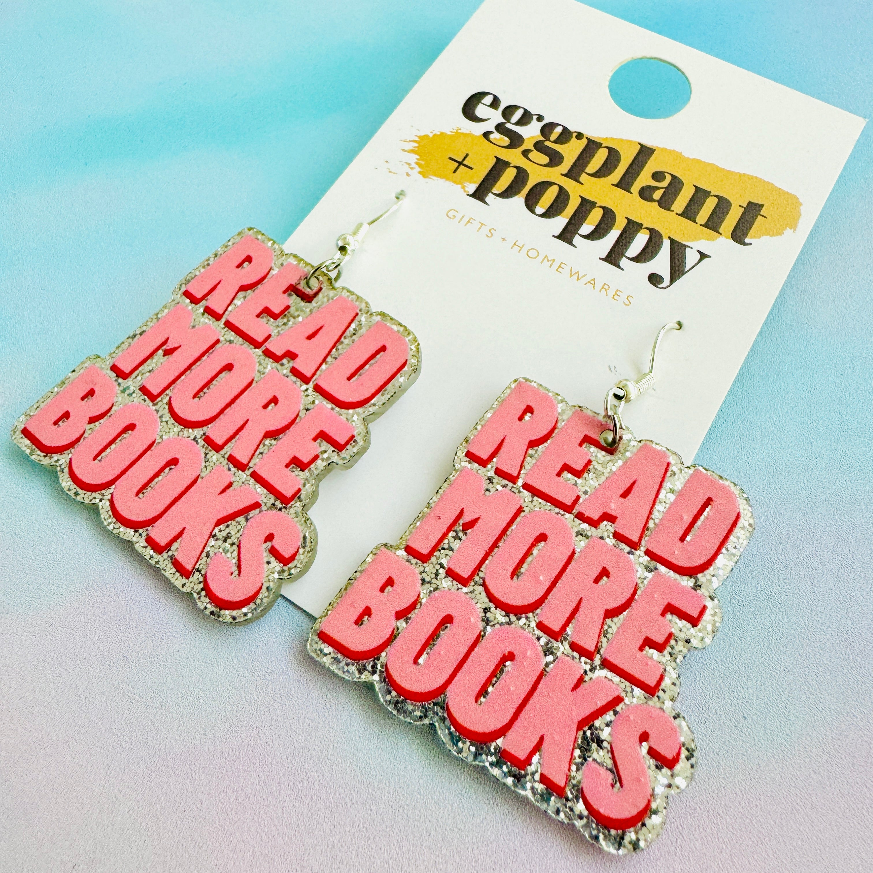 Read More Books Earrings