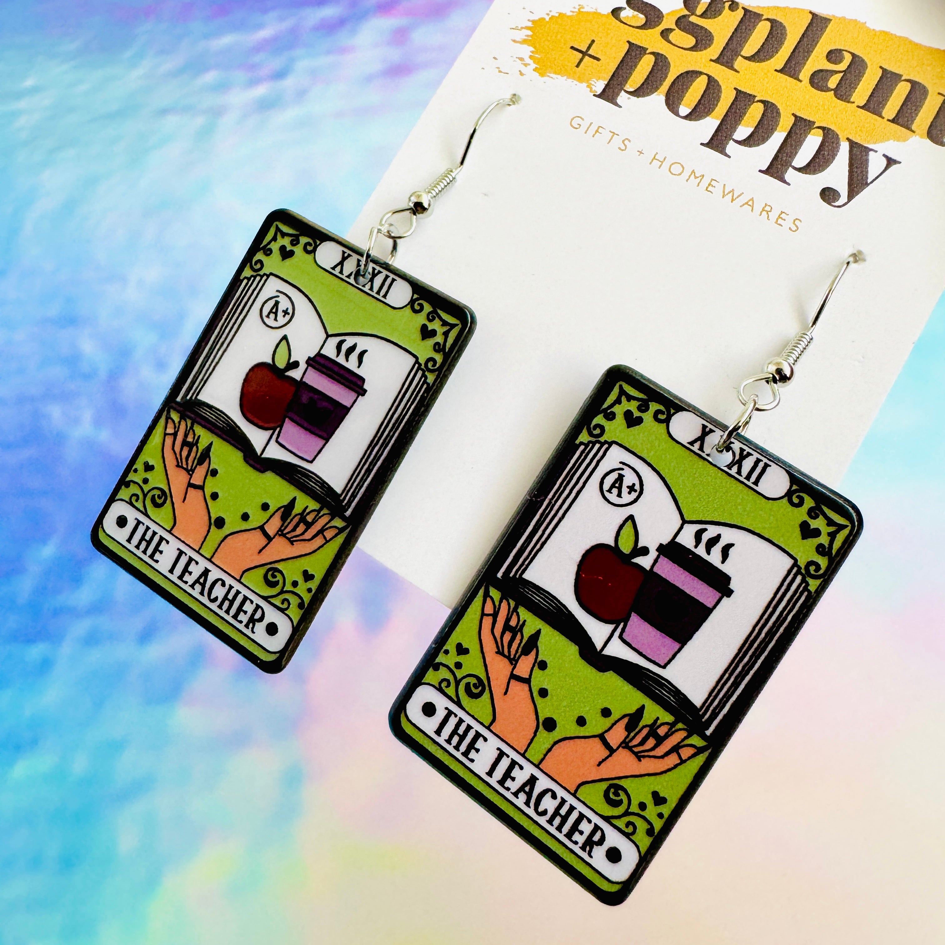 Teacher Tarot Earrings