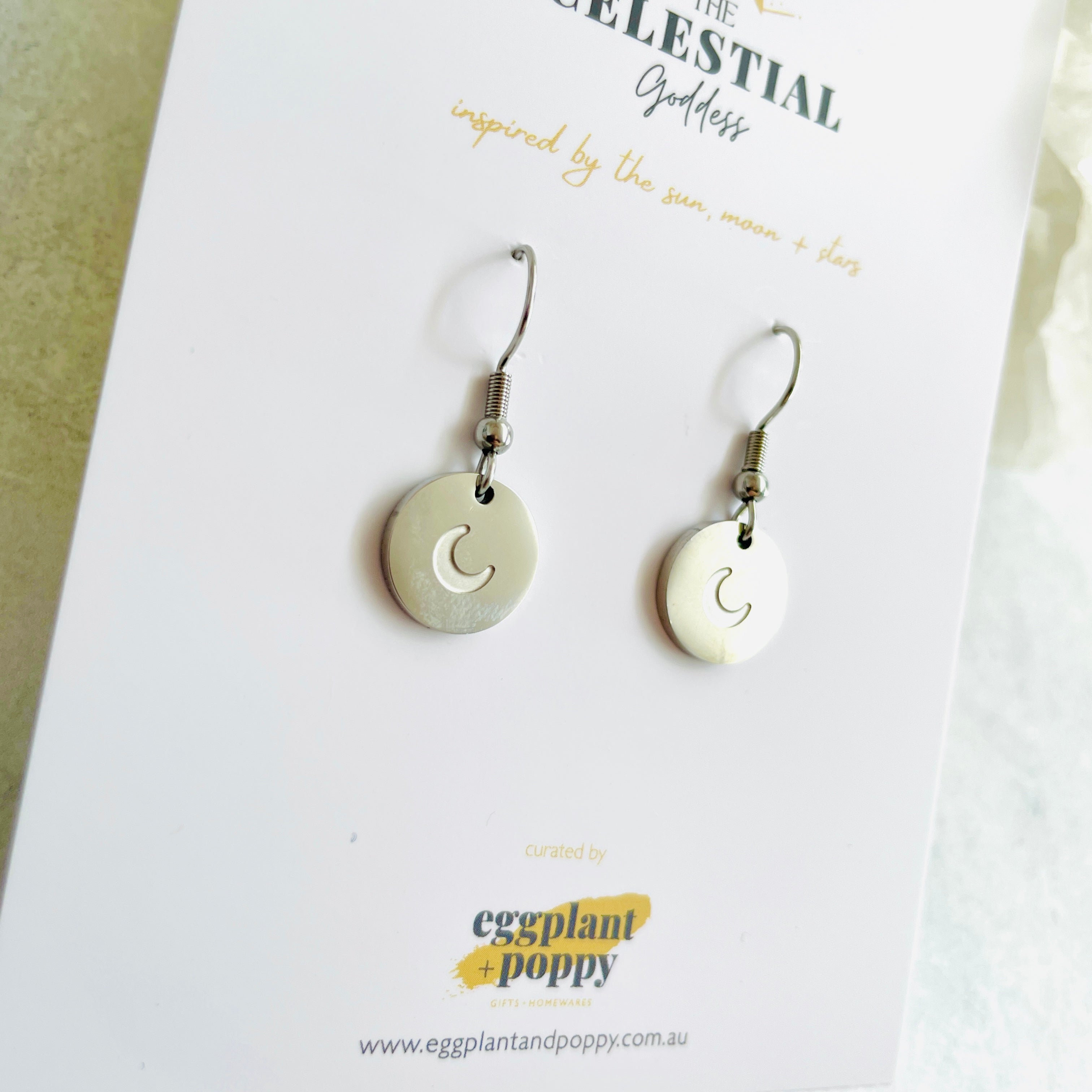 Mini Moon Earrings