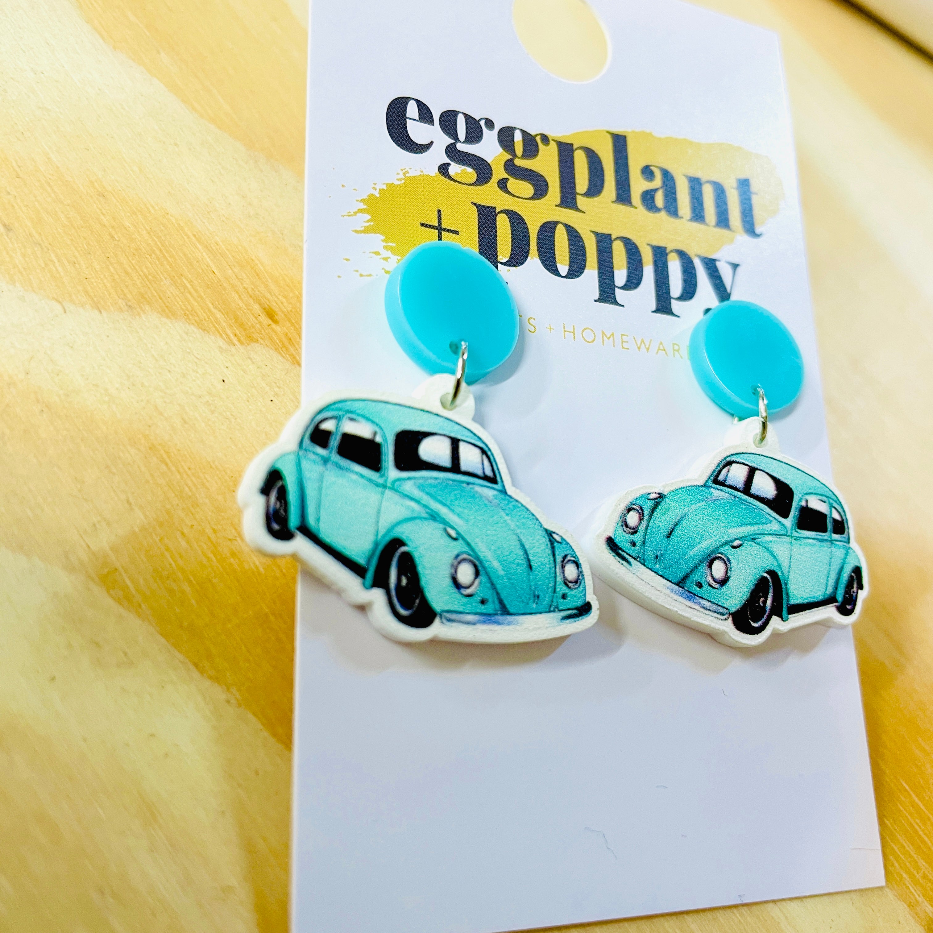 VW Beetle Earrings