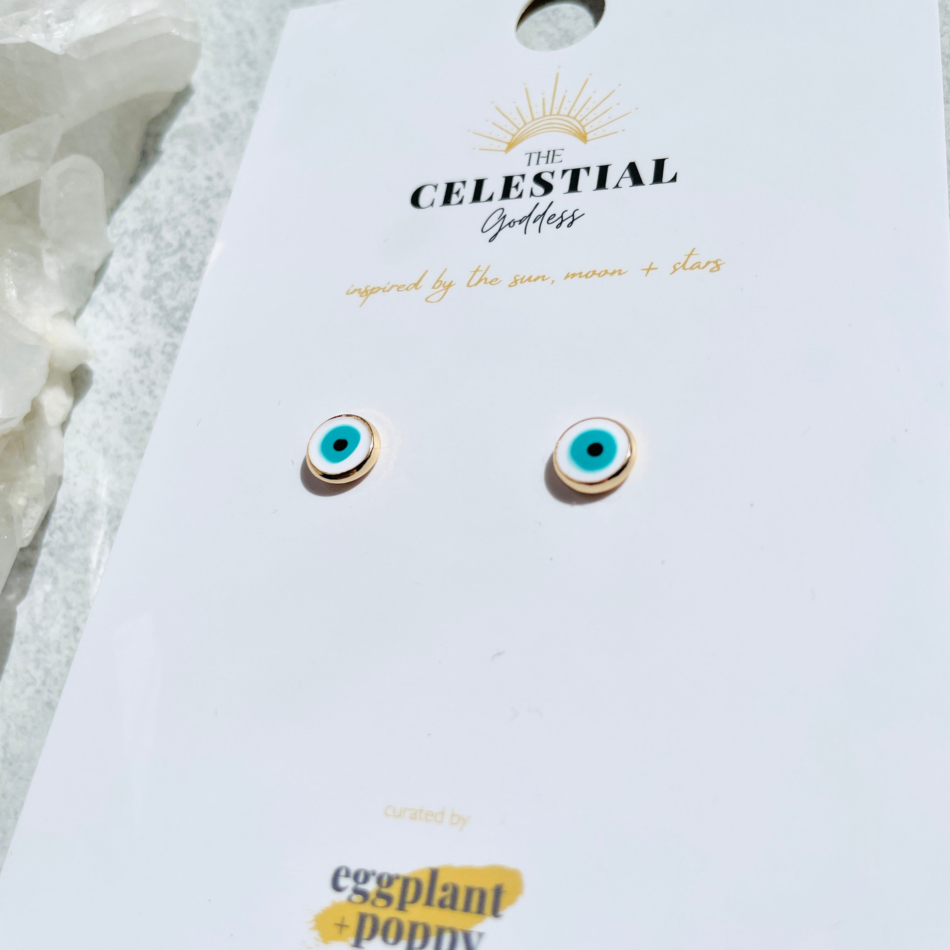 Evil Eye Simple Stud