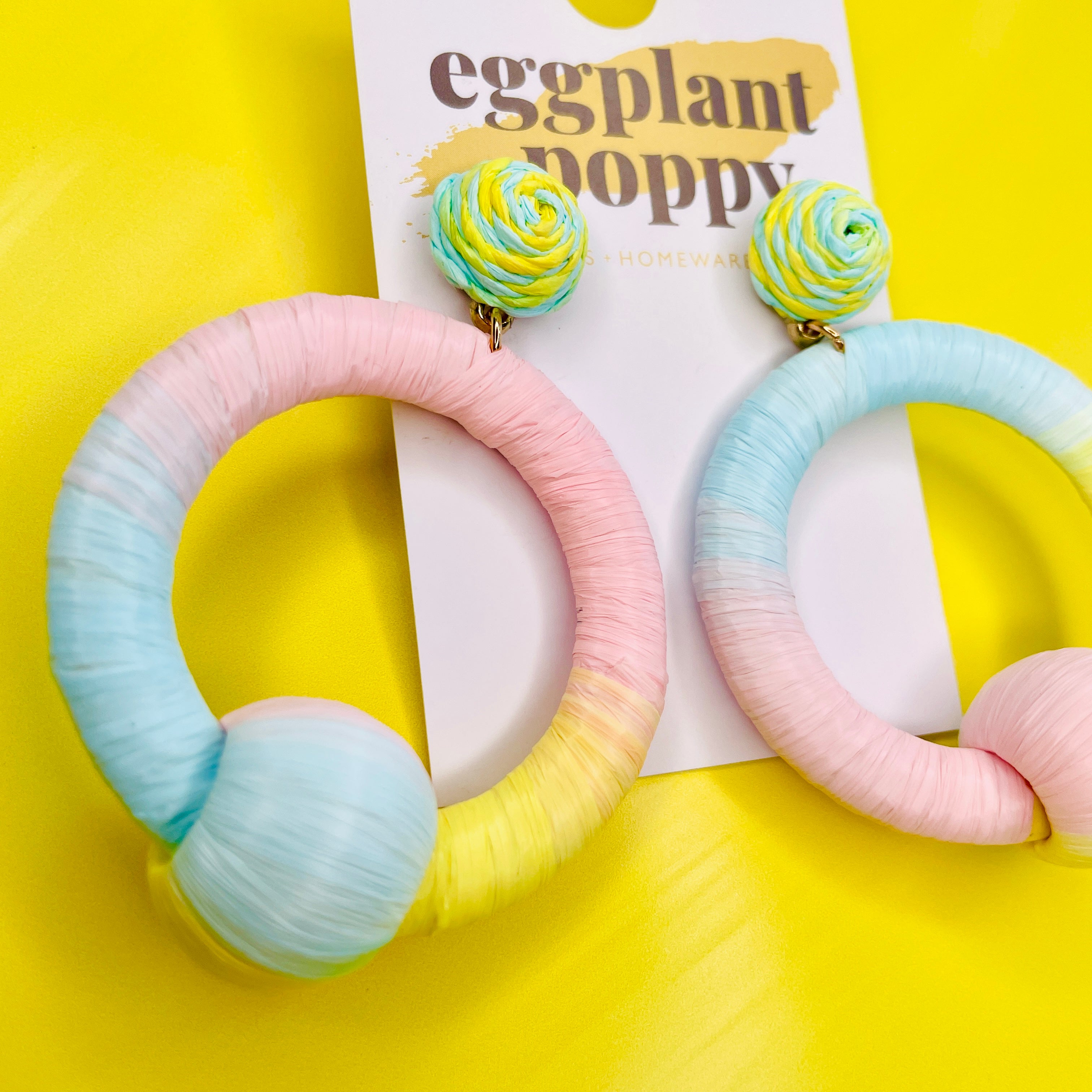 Sherbert Rattan Earrings