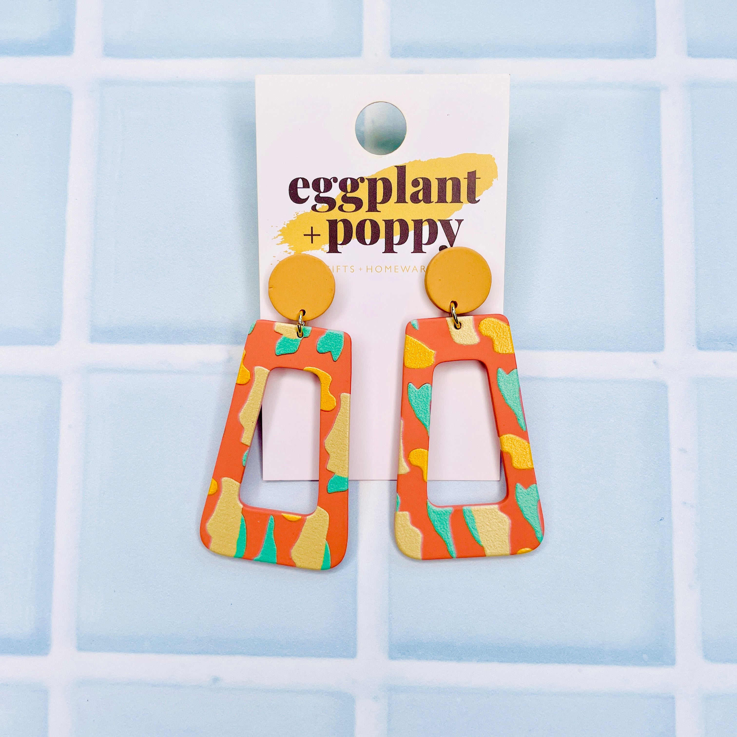Splotch Shape Earrings