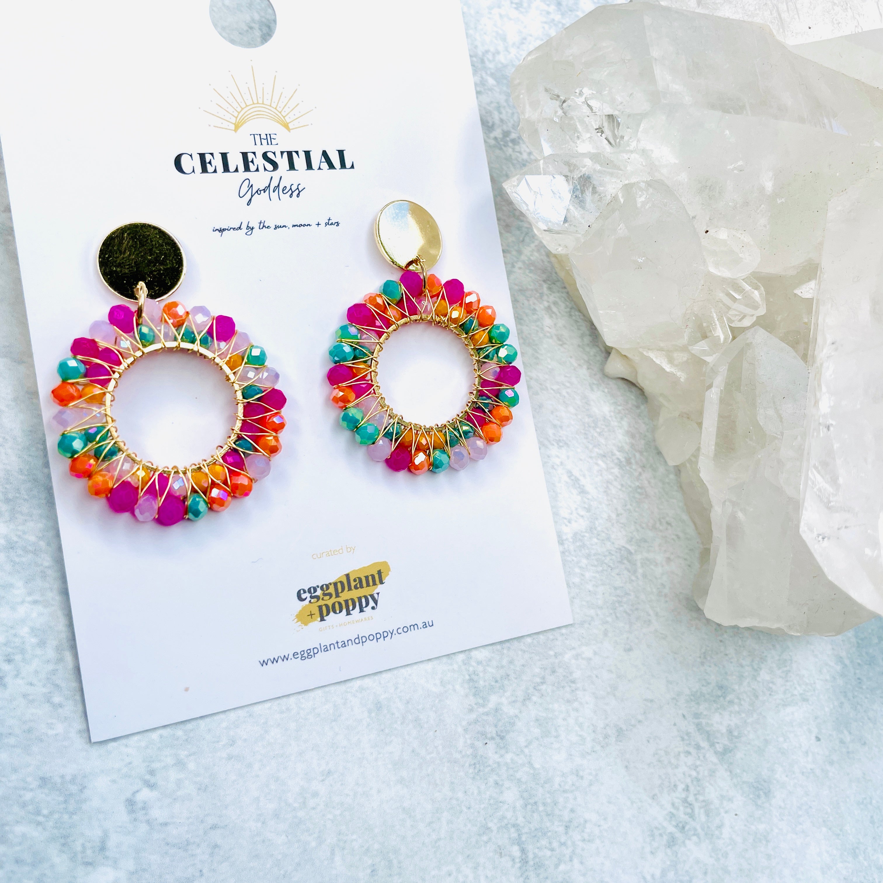 Kaleidoscope Sun Earrings