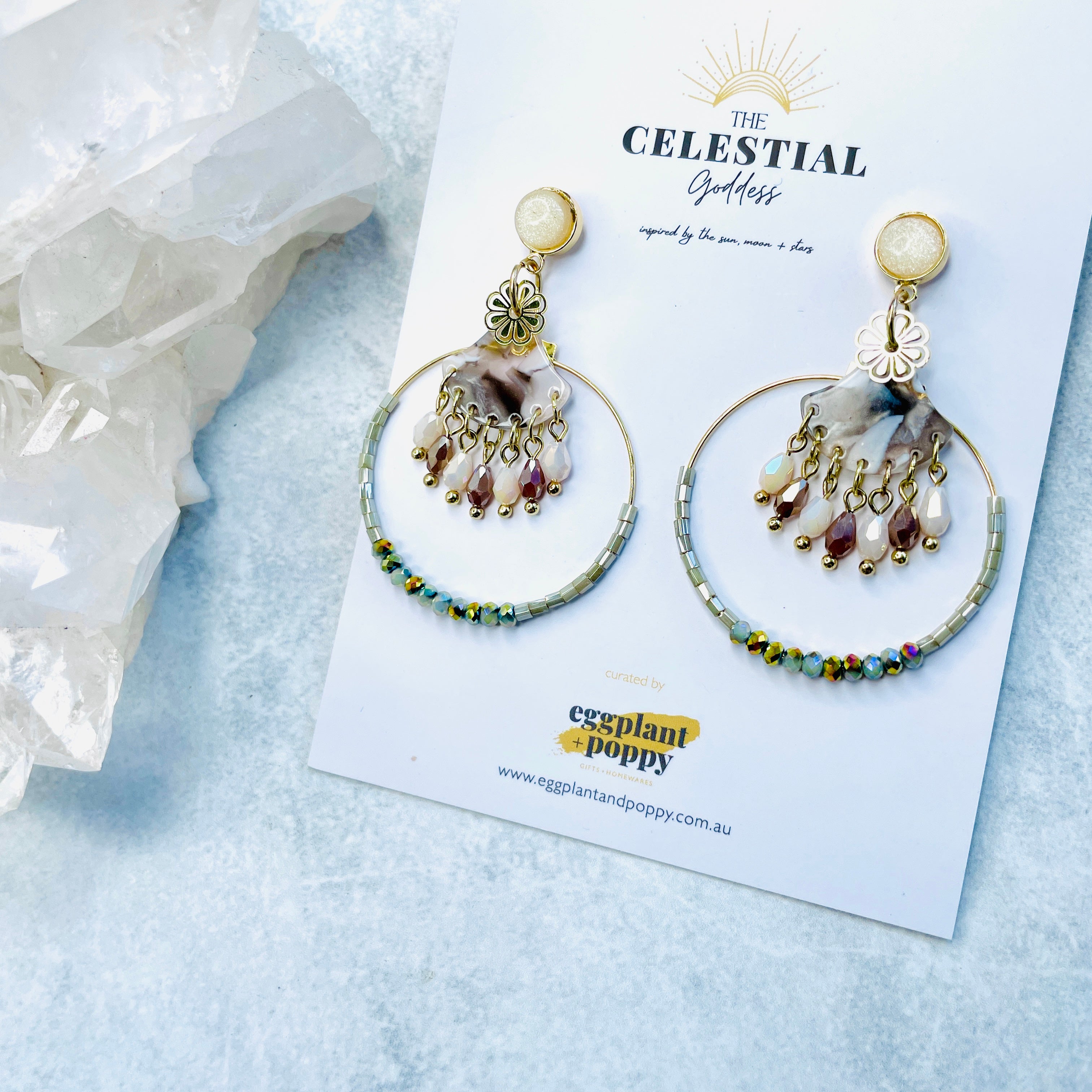 Opulent Beaded Earrings