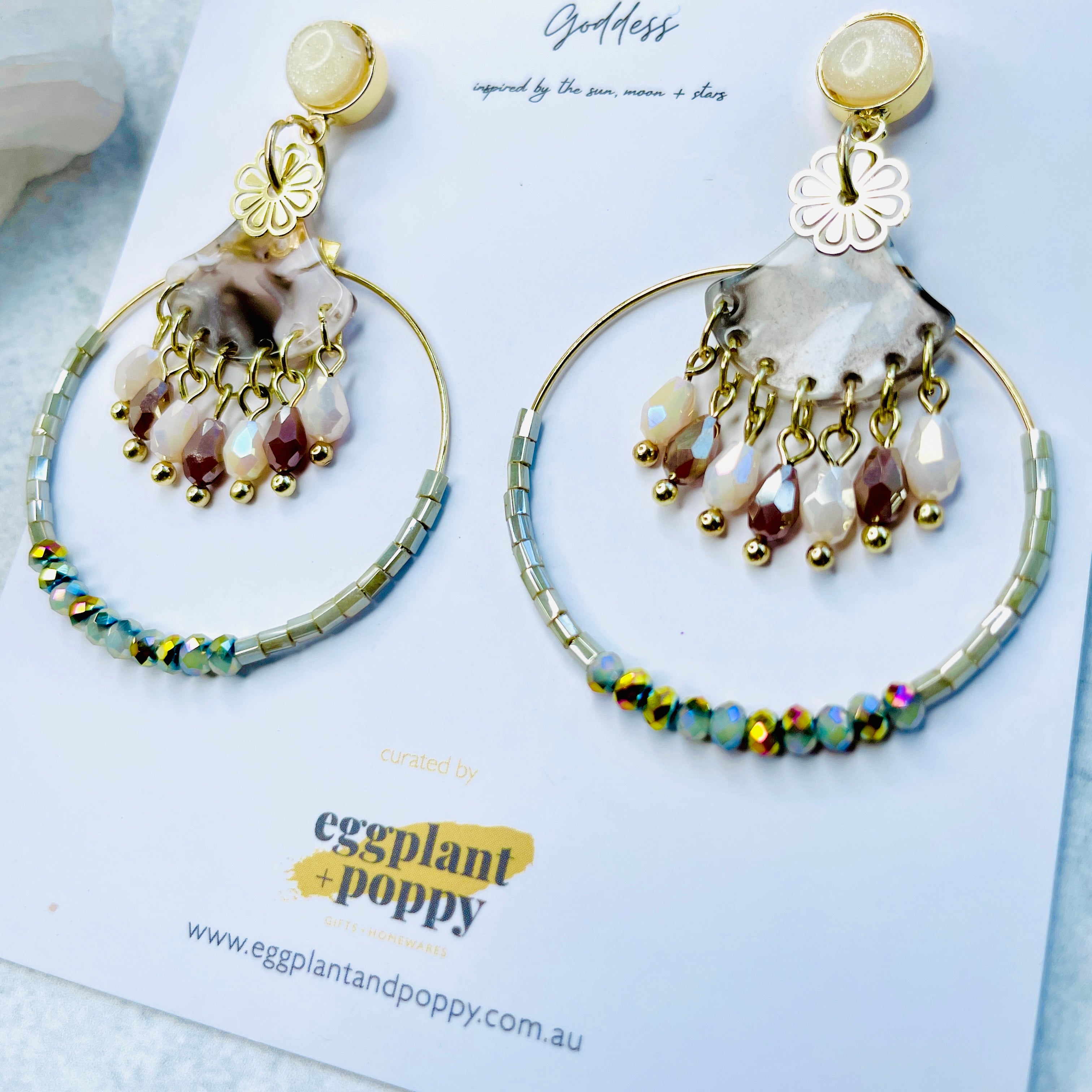 Opulent Beaded Earrings