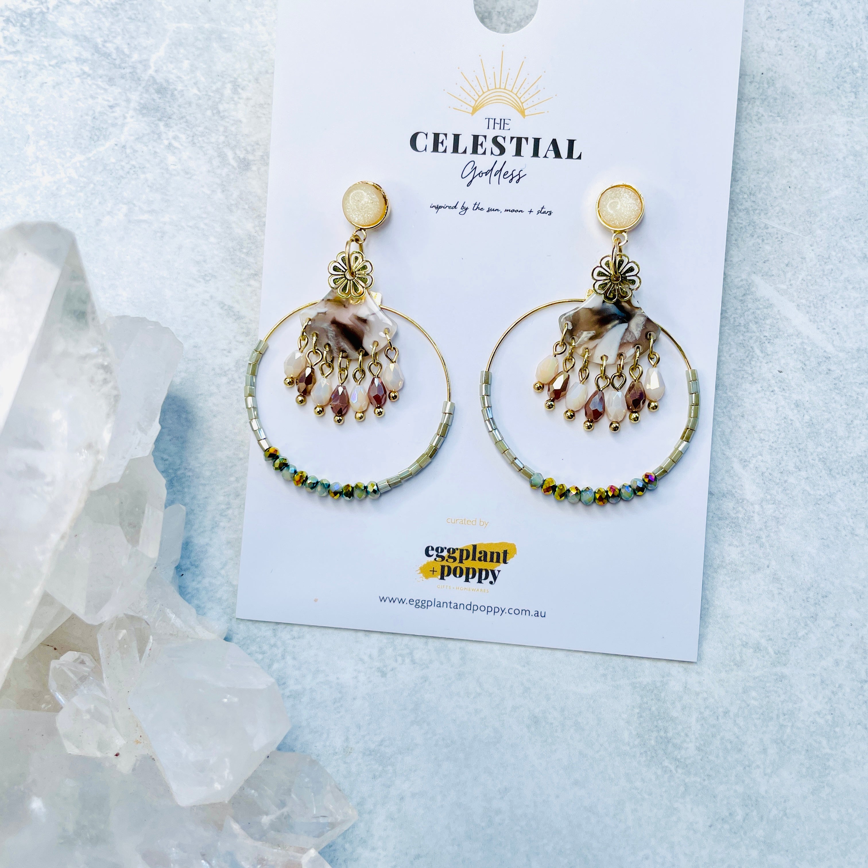 Opulent Beaded Earrings