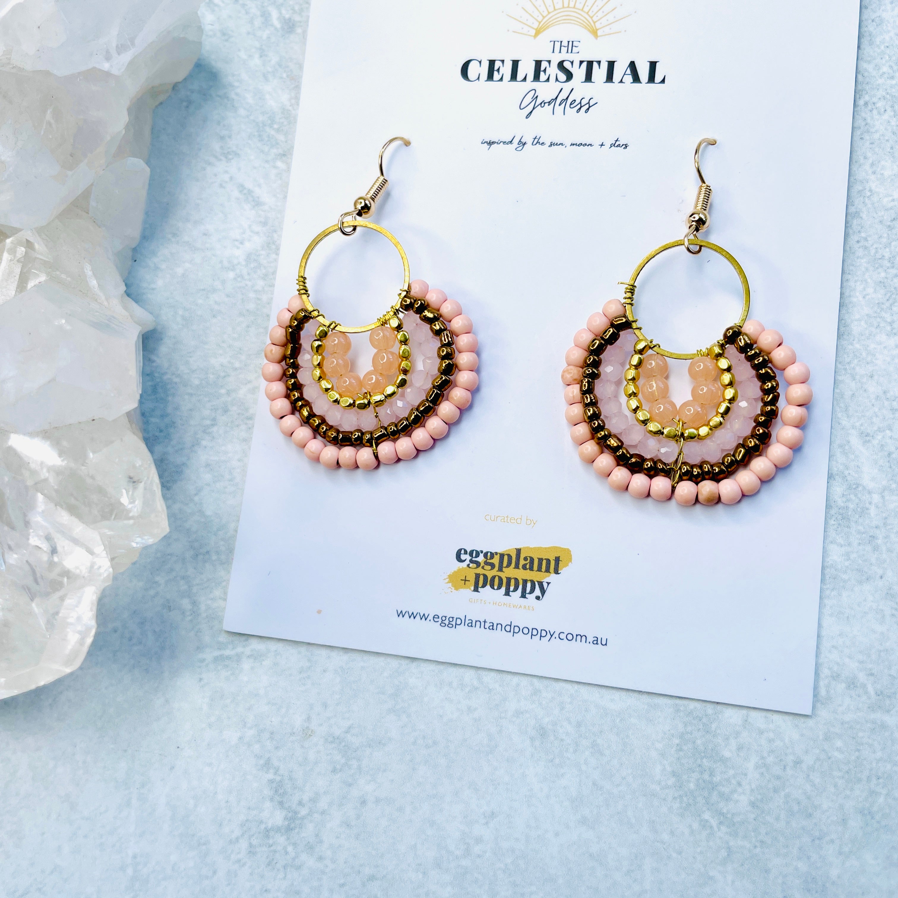 Aphrodite Beaded Earrings