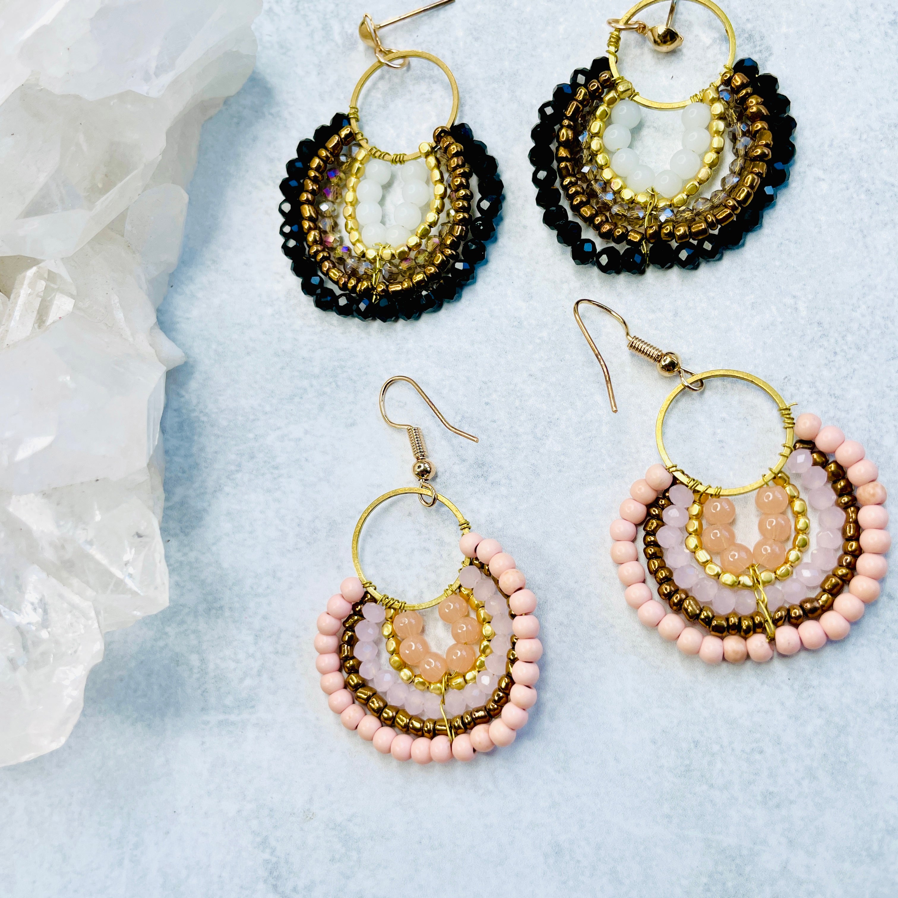 Aphrodite Beaded Earrings