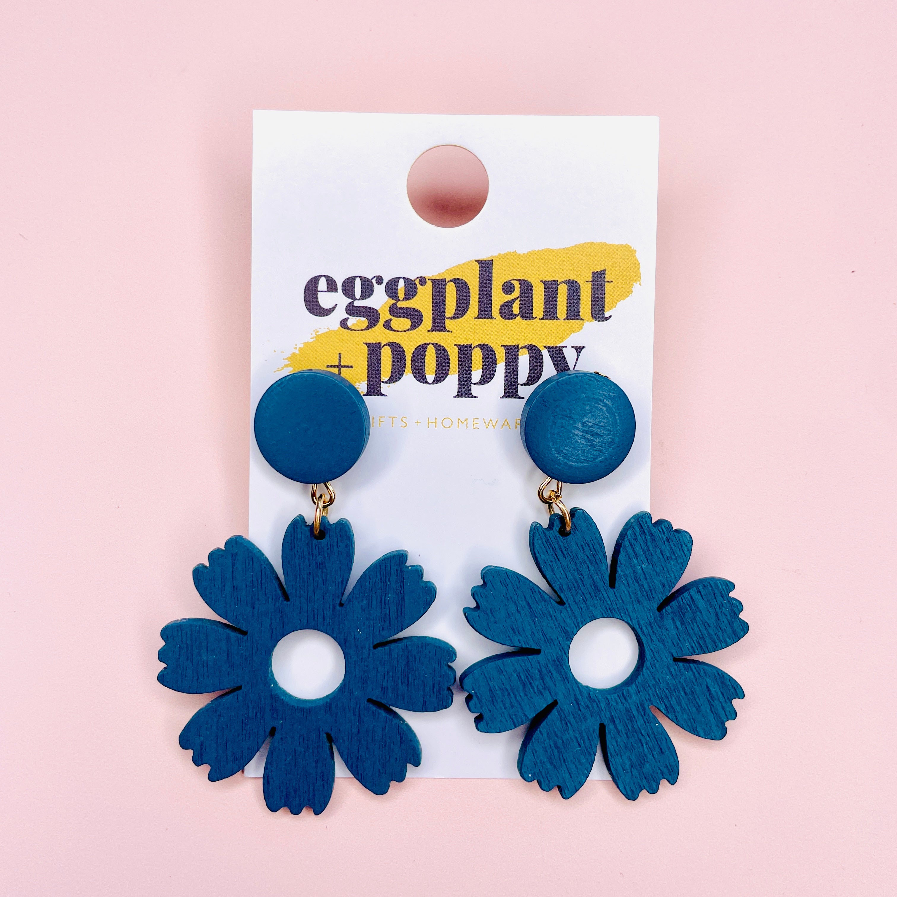Timber Daisy Cut Out Earrings