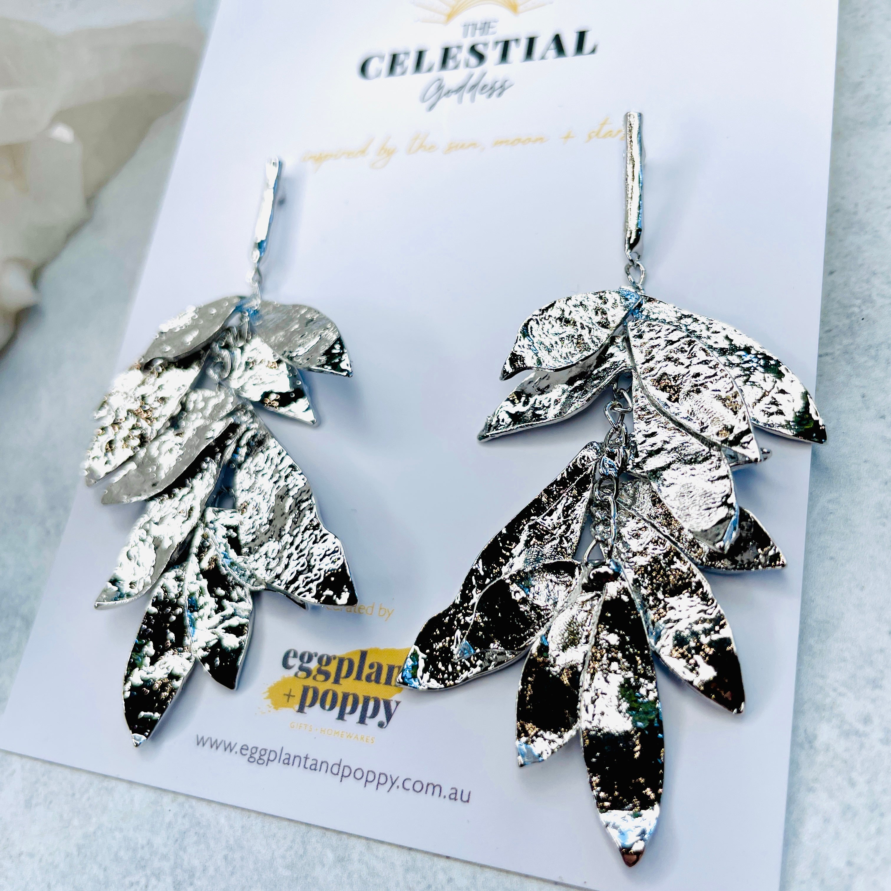 Gaia Leaf Earrings