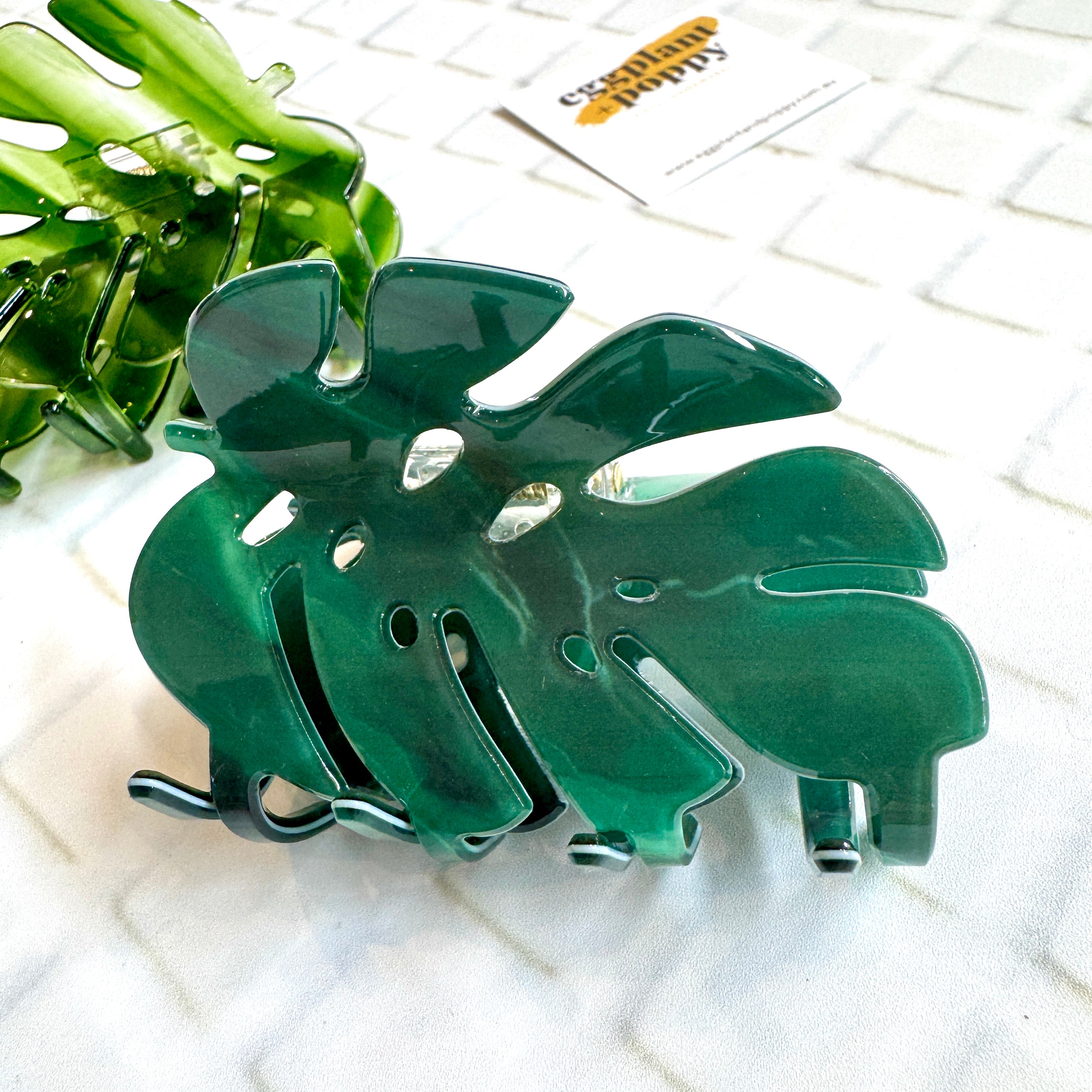 Monstera Hair Clip