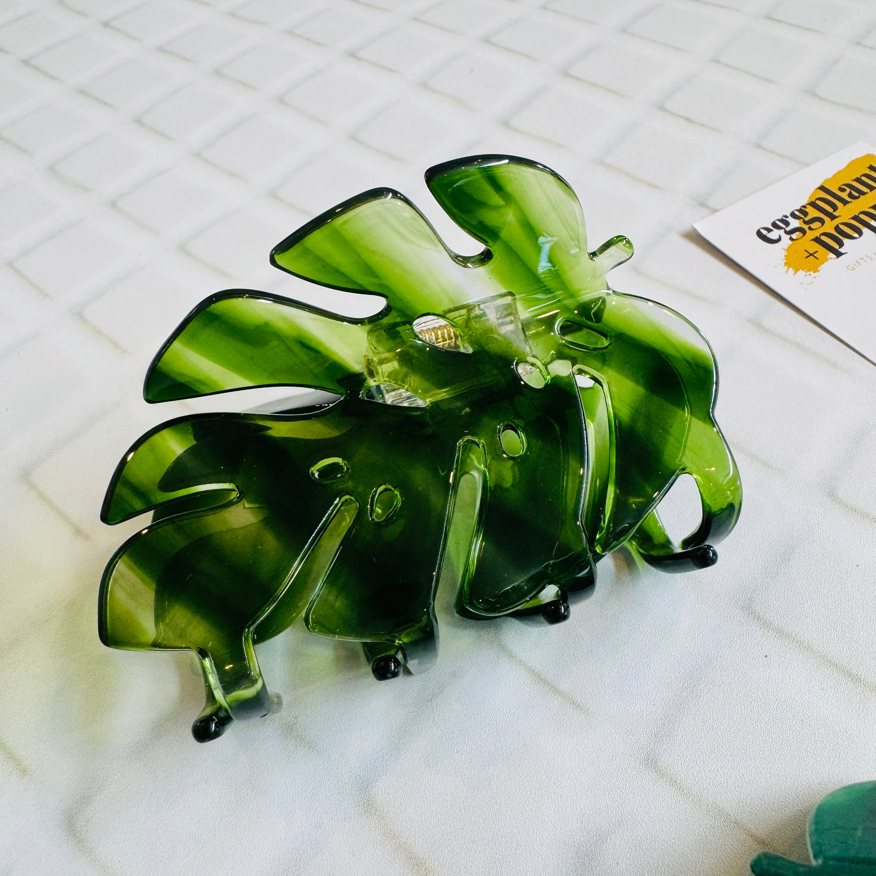 Monstera Hair Clip