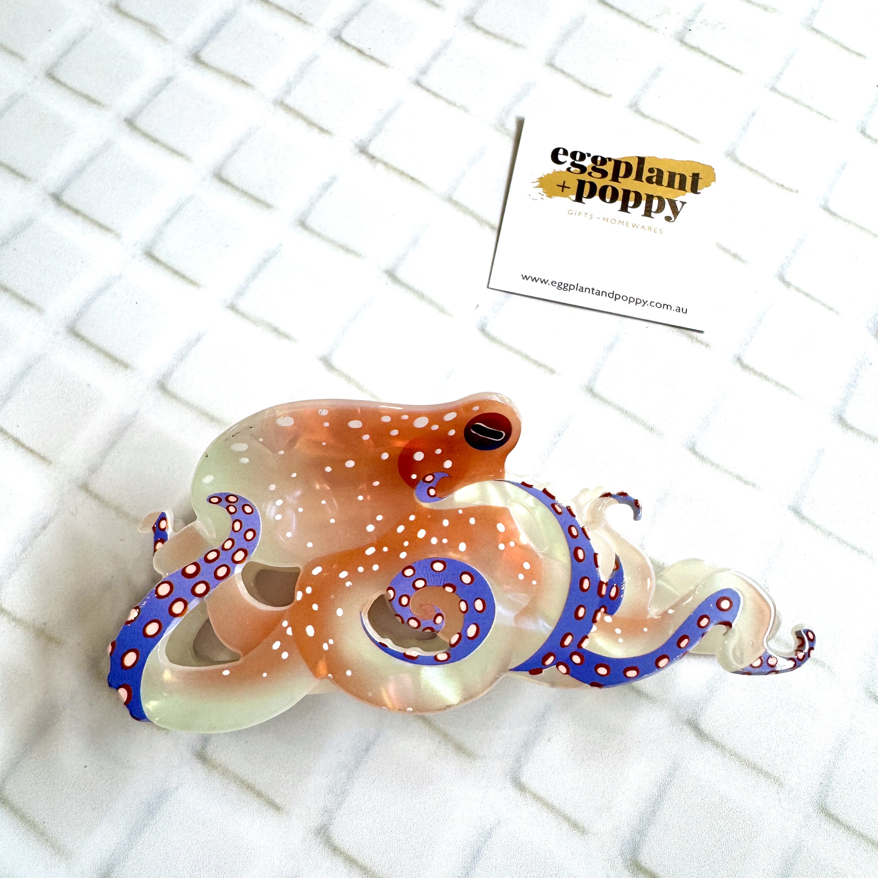 Large Octopus Hair Clip