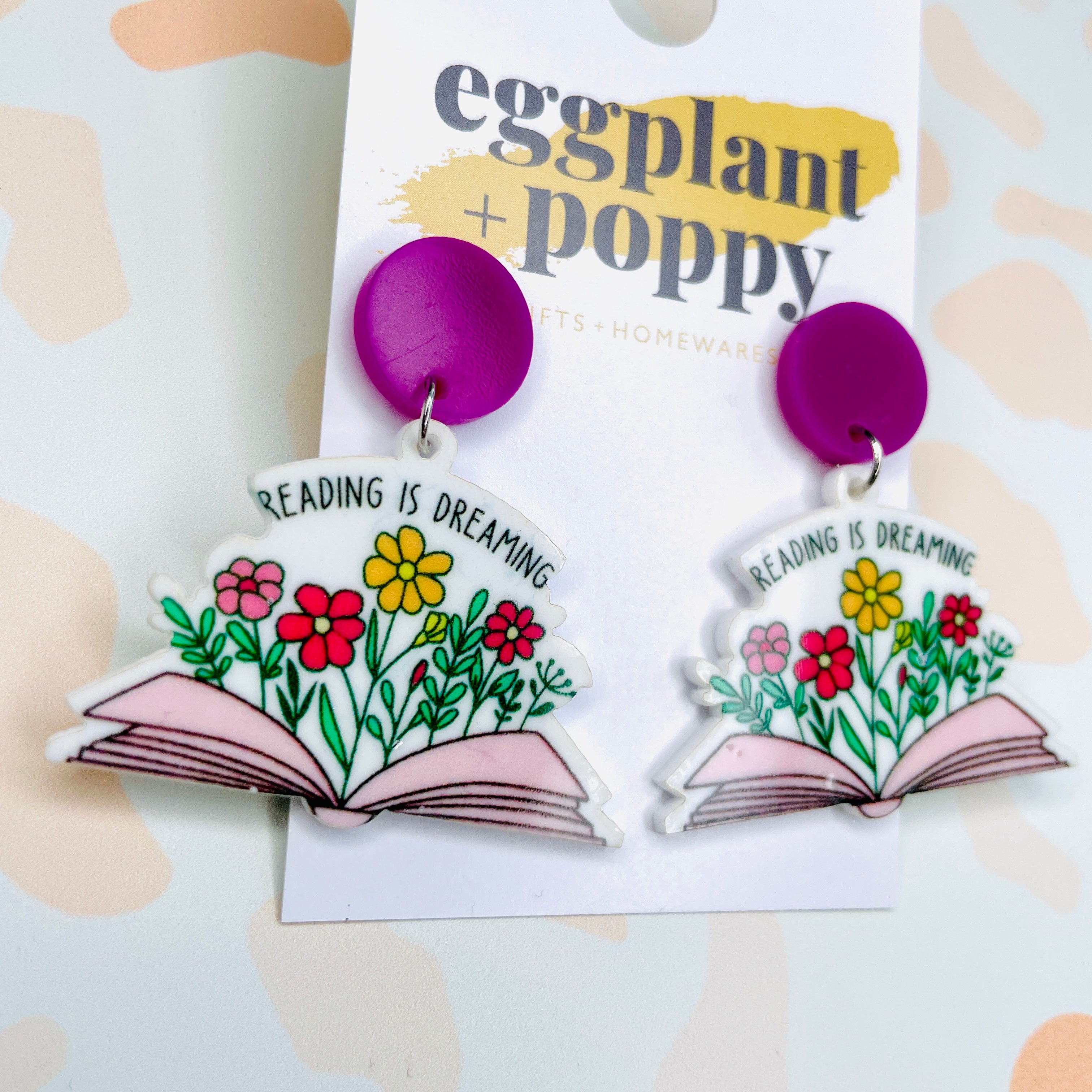 Reading Is Dreaming Earrings