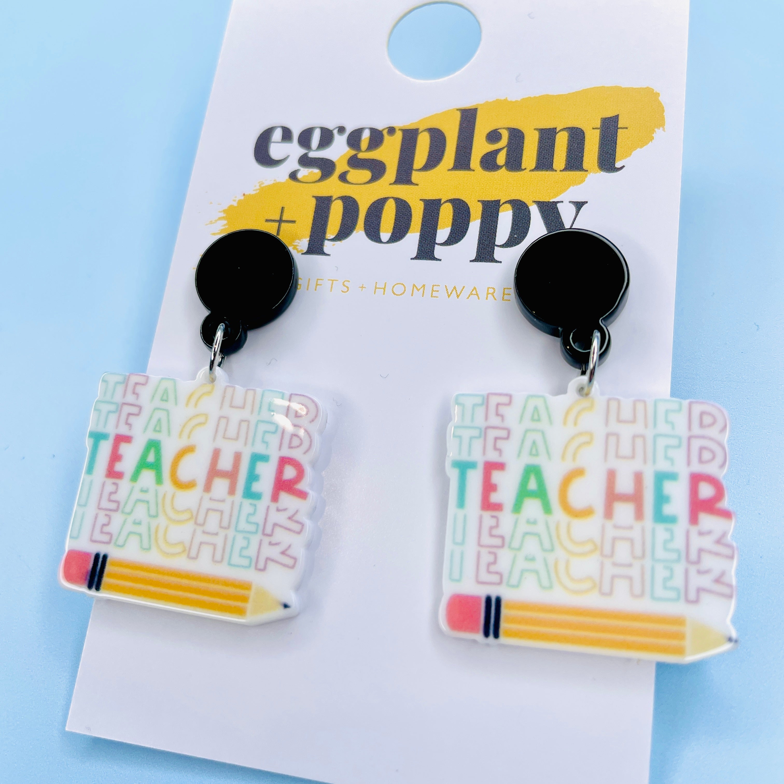 Teacher Pencil Earrings