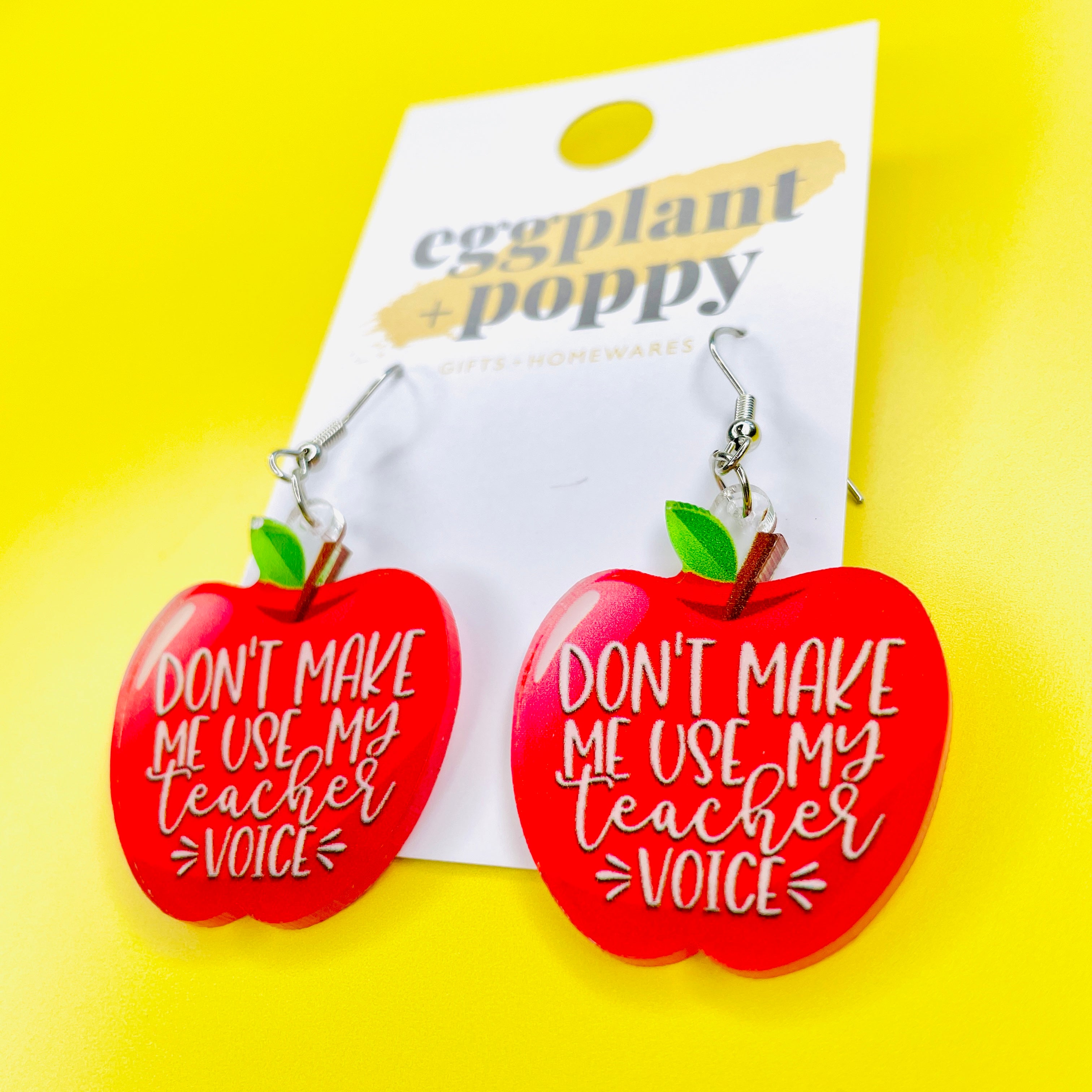 Teacher Voice Earrings
