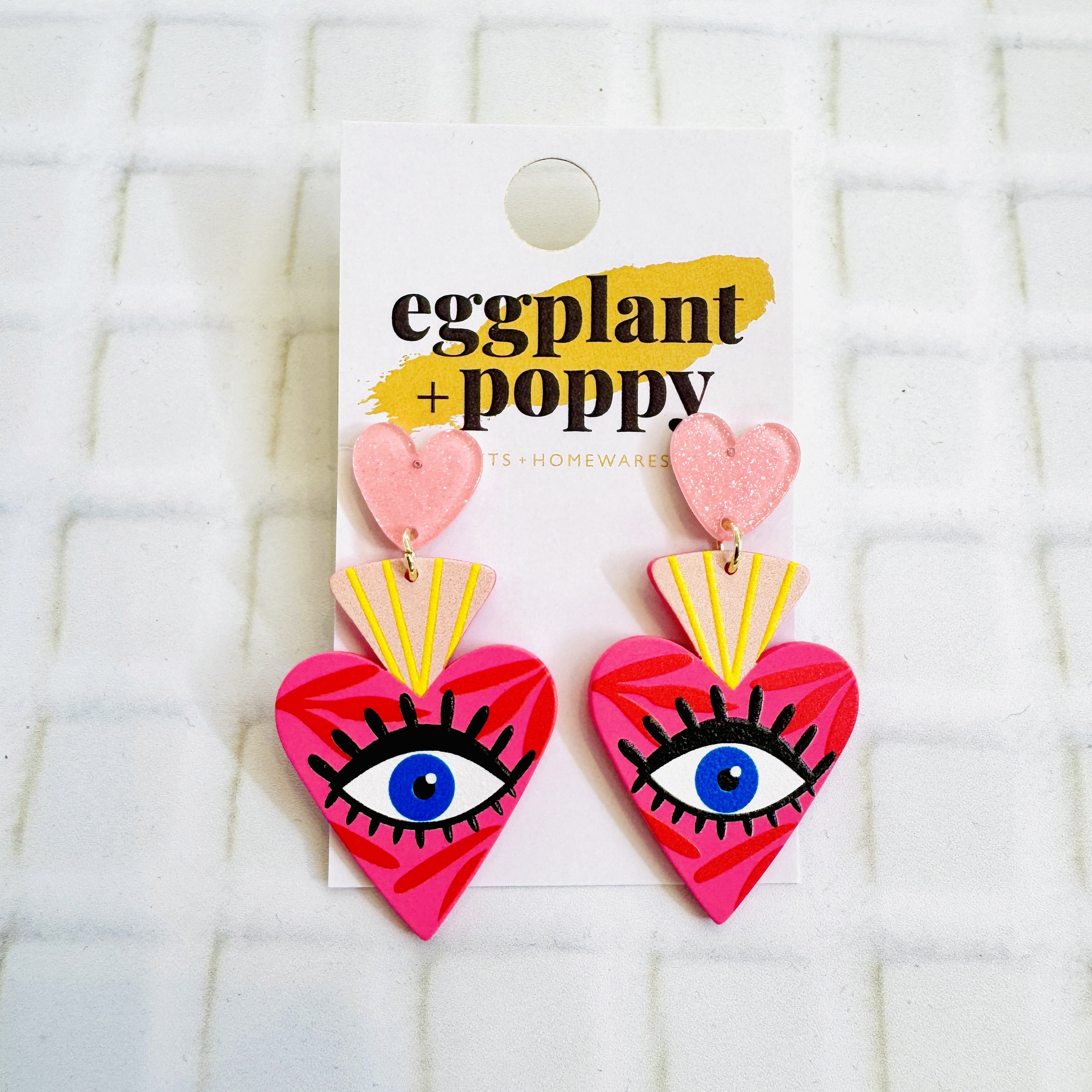 Eye Heart You Earrings