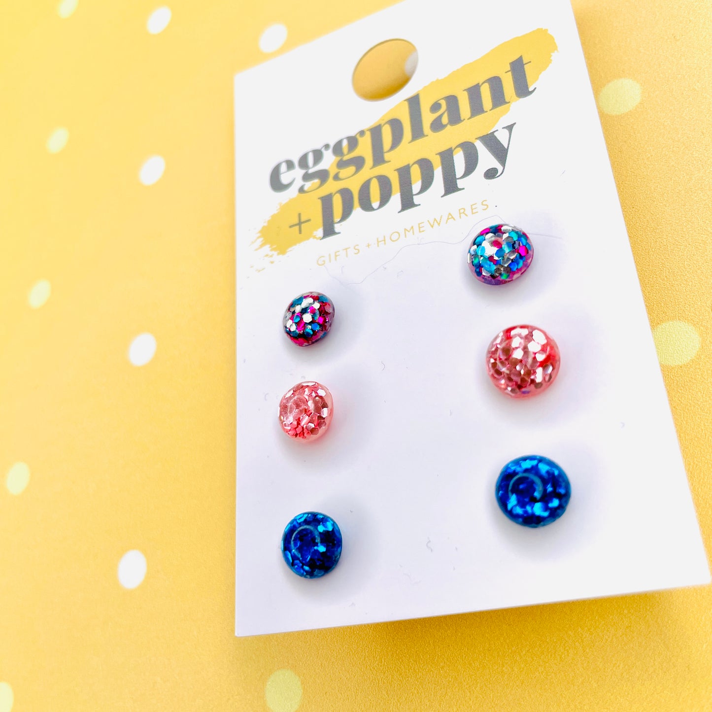 Christmas Twinkle Stud Set - Fun