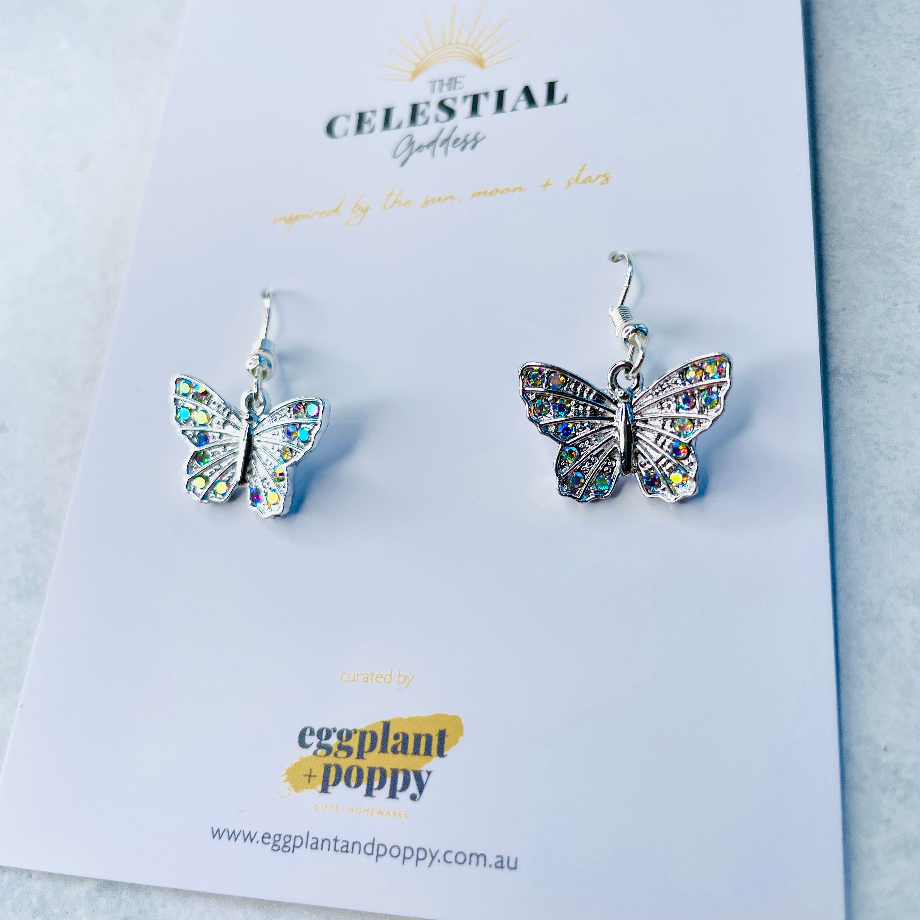 Celestial Butterfly Earrings