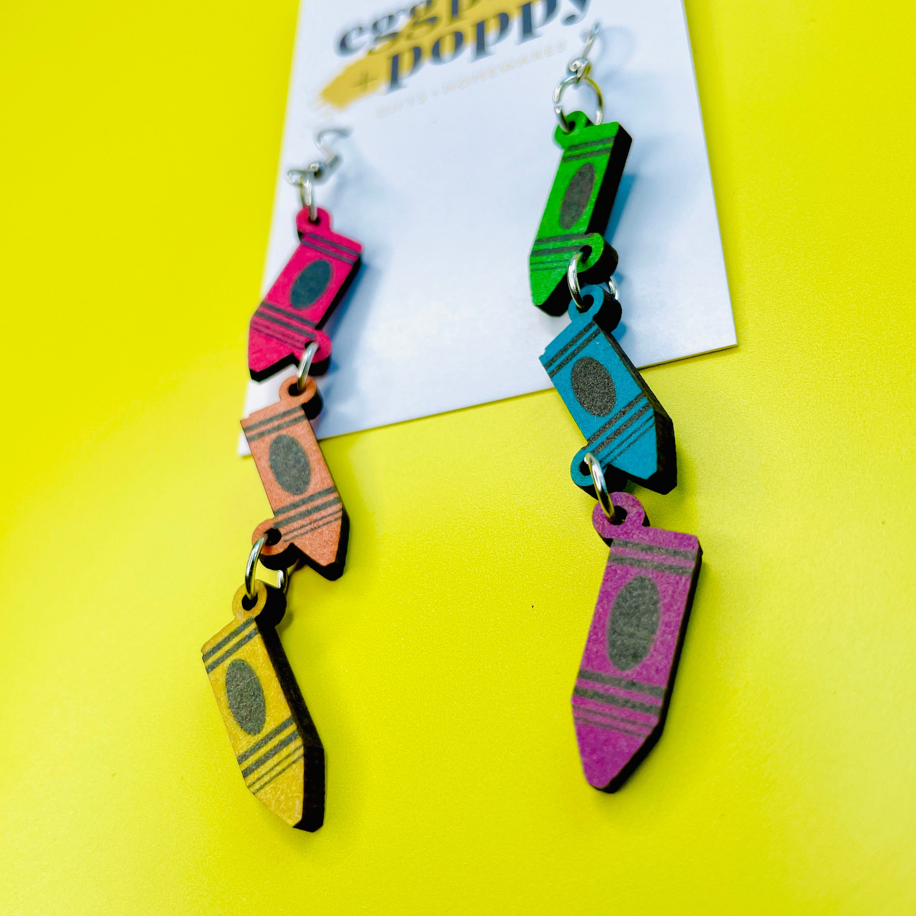 Crayon Drop  Earrings