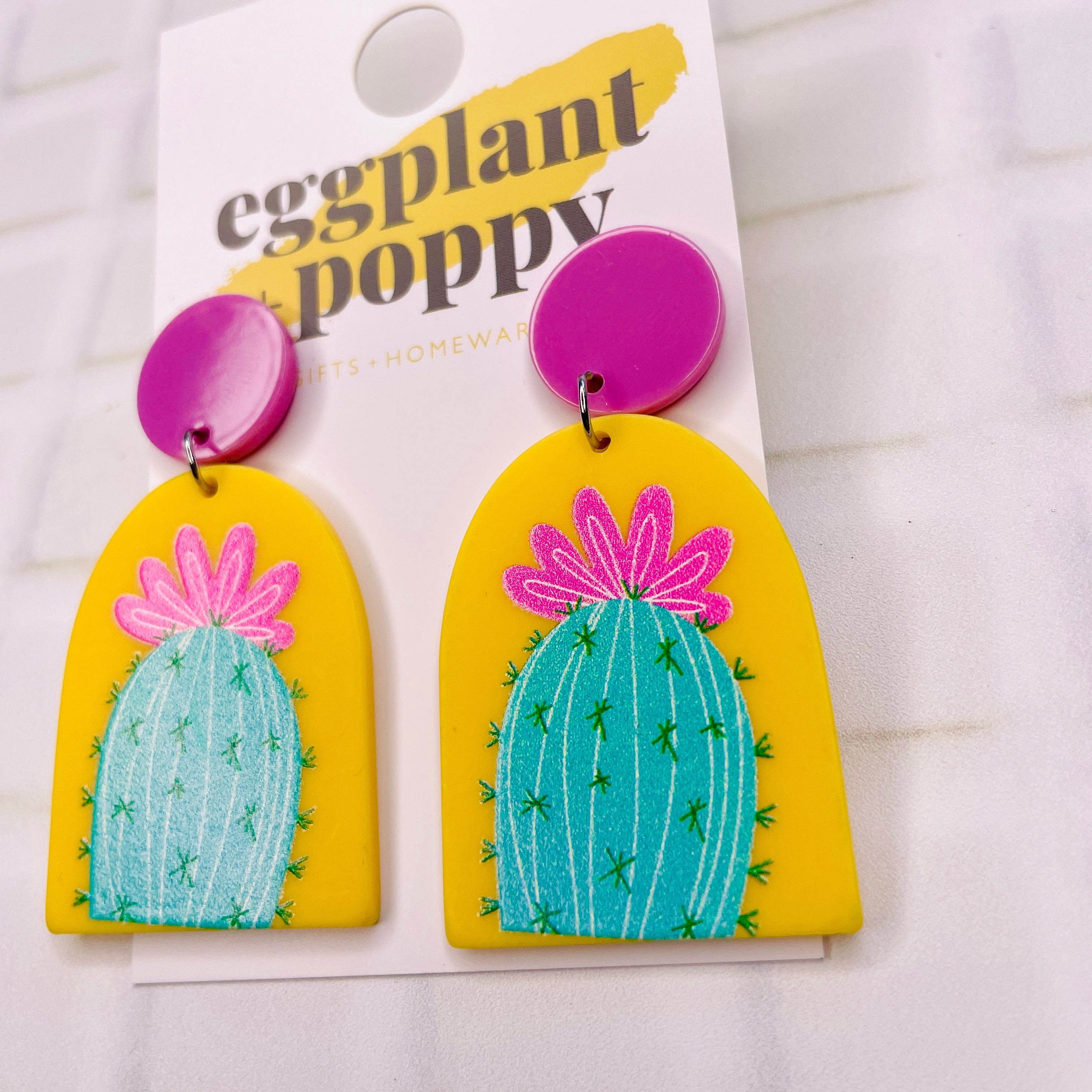 Cutie Cactus Earrings