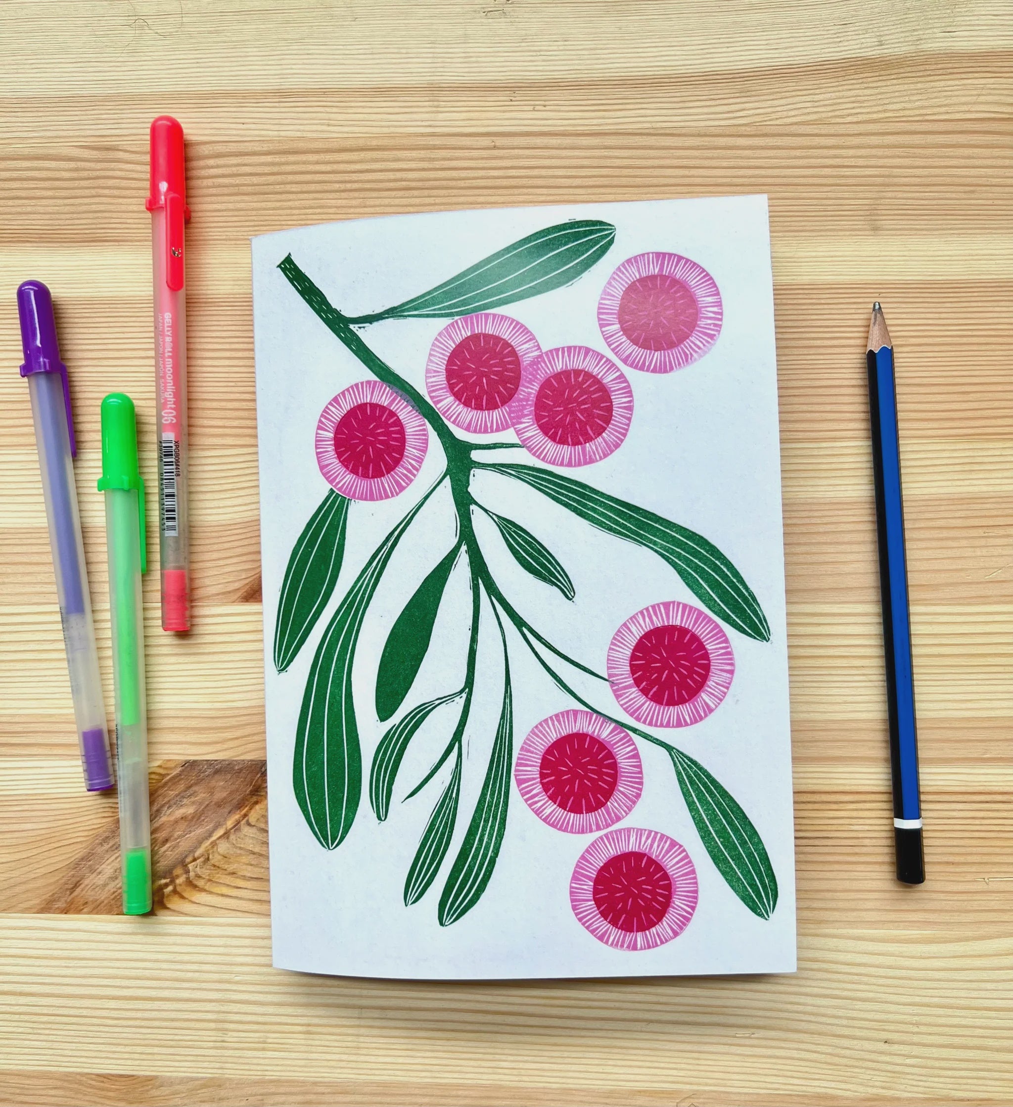 A5 Notebook - Hakea Laurina