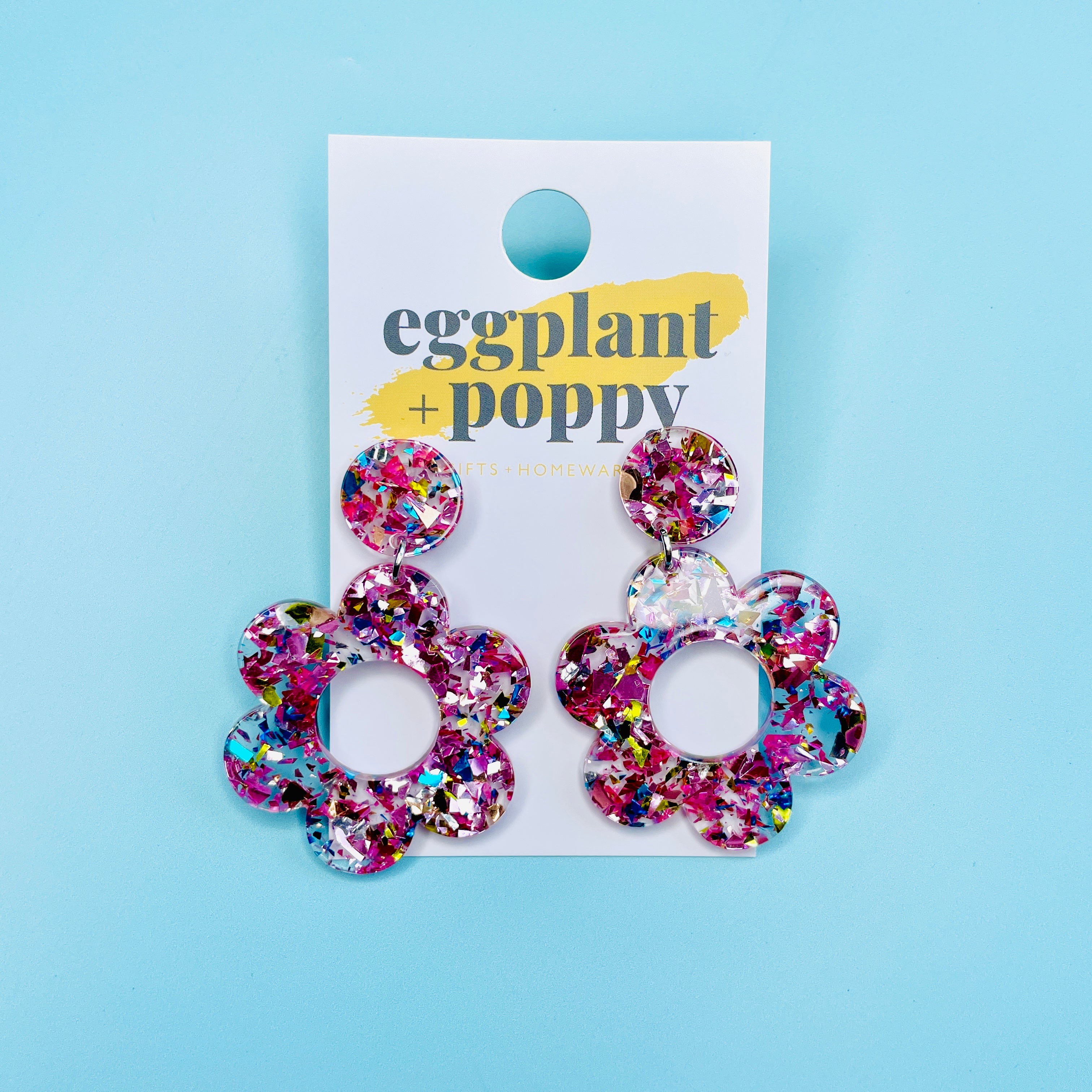 Retro Flower Power Earrings