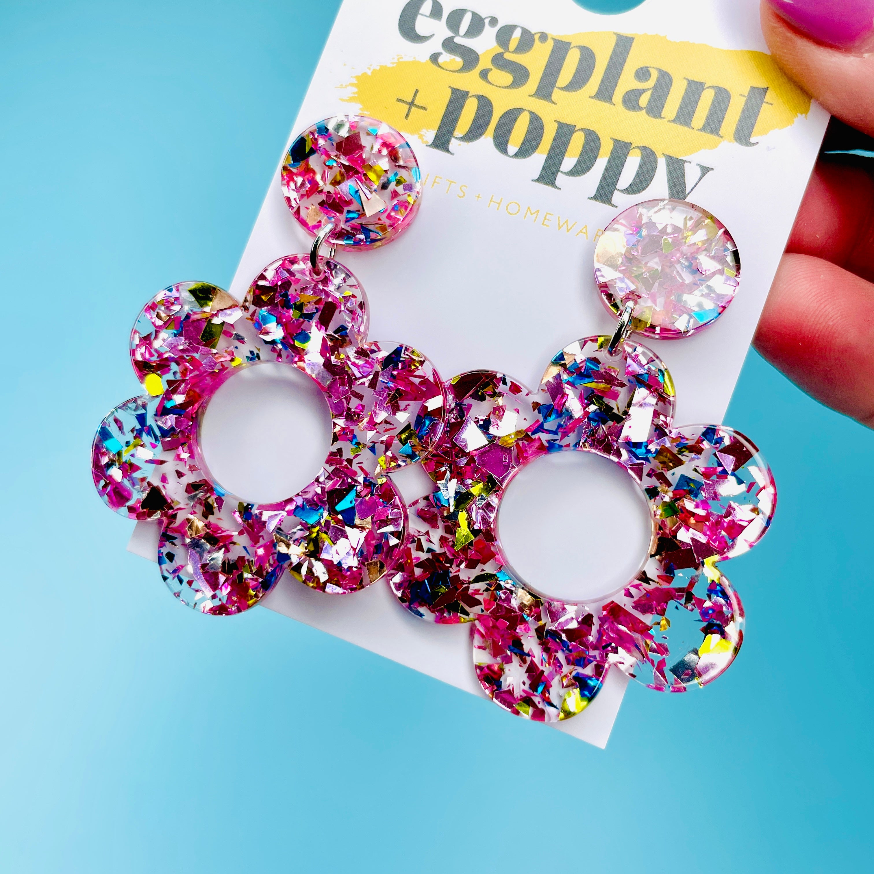 Retro Flower Power Earrings