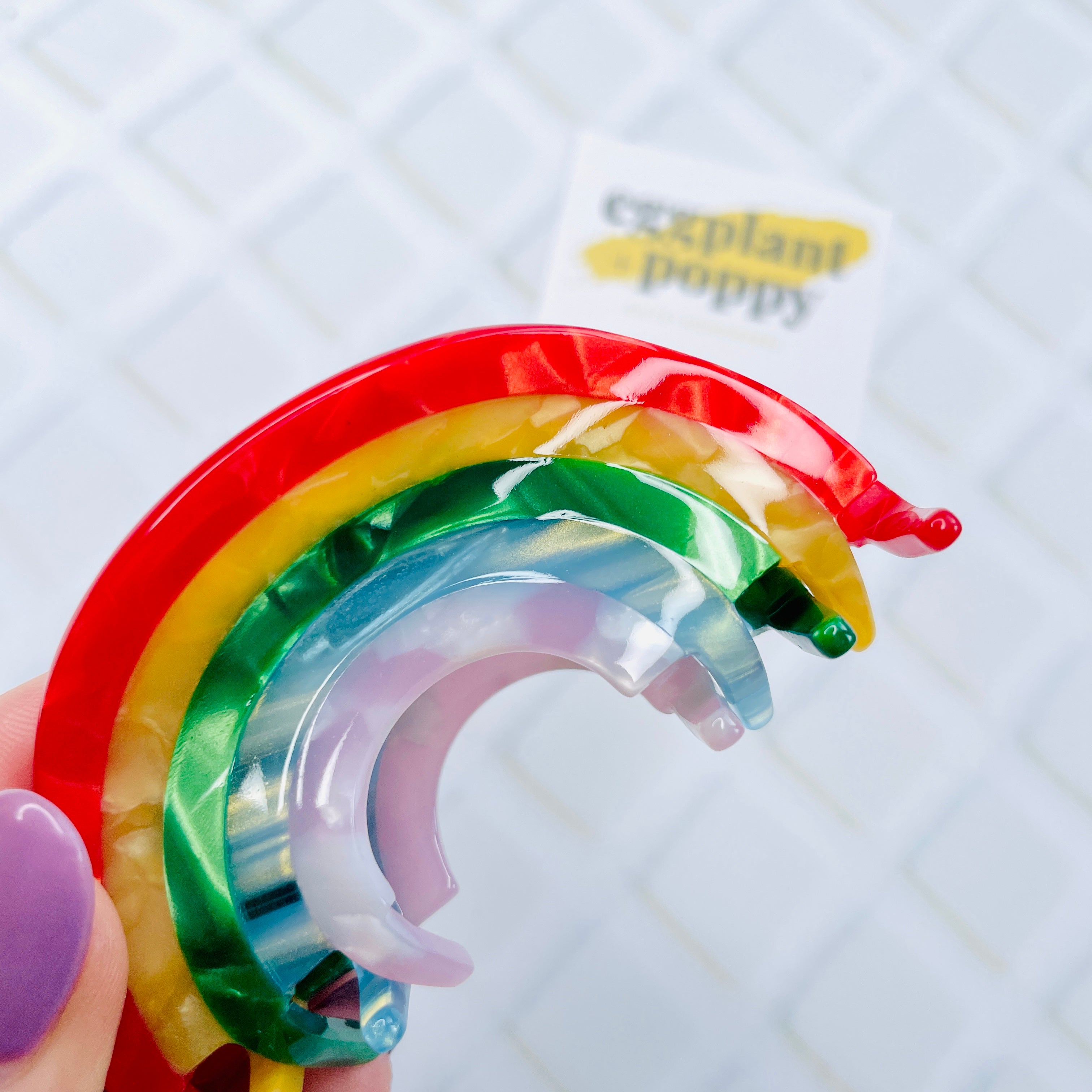 Rainbow Hair Clip
