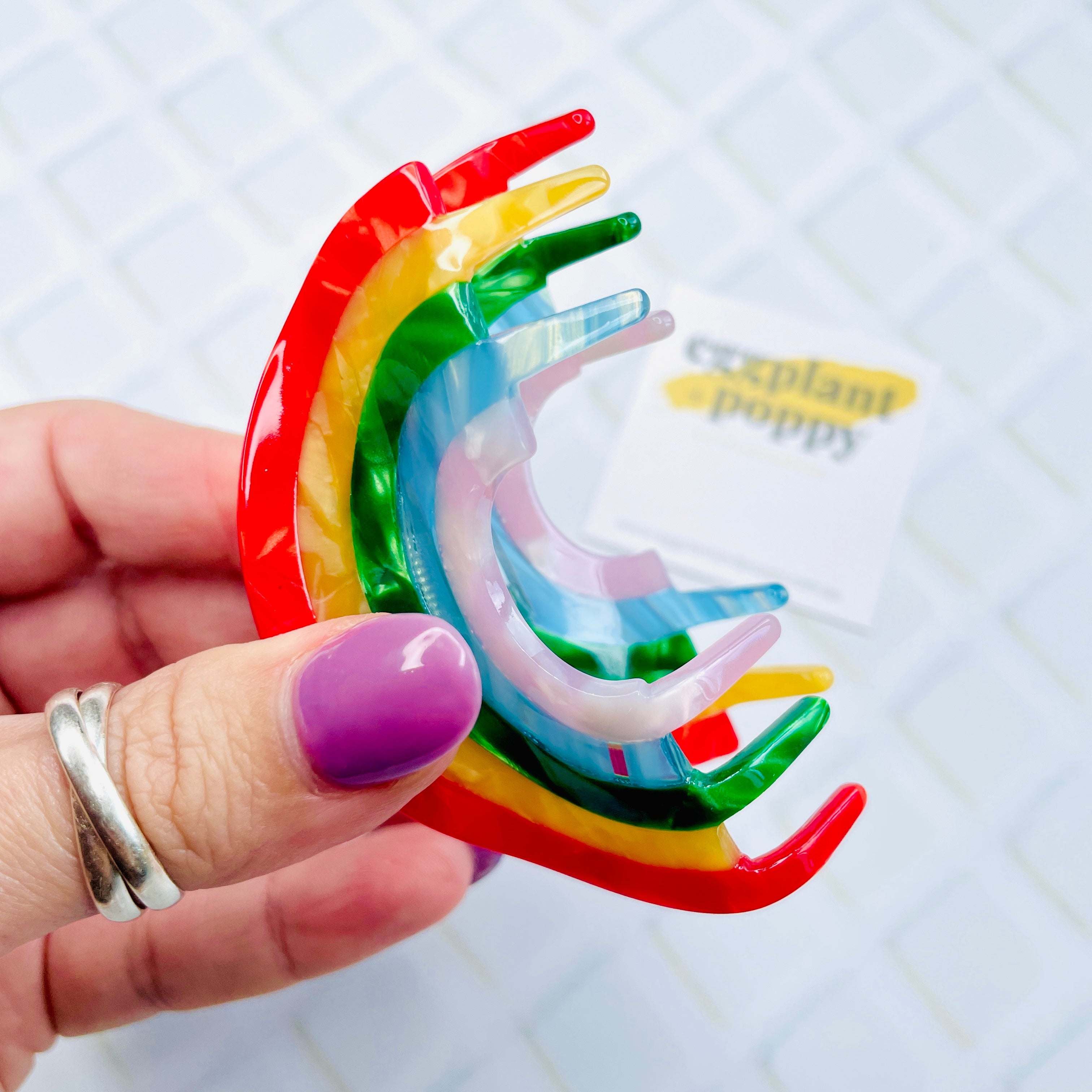 Rainbow Hair Clip