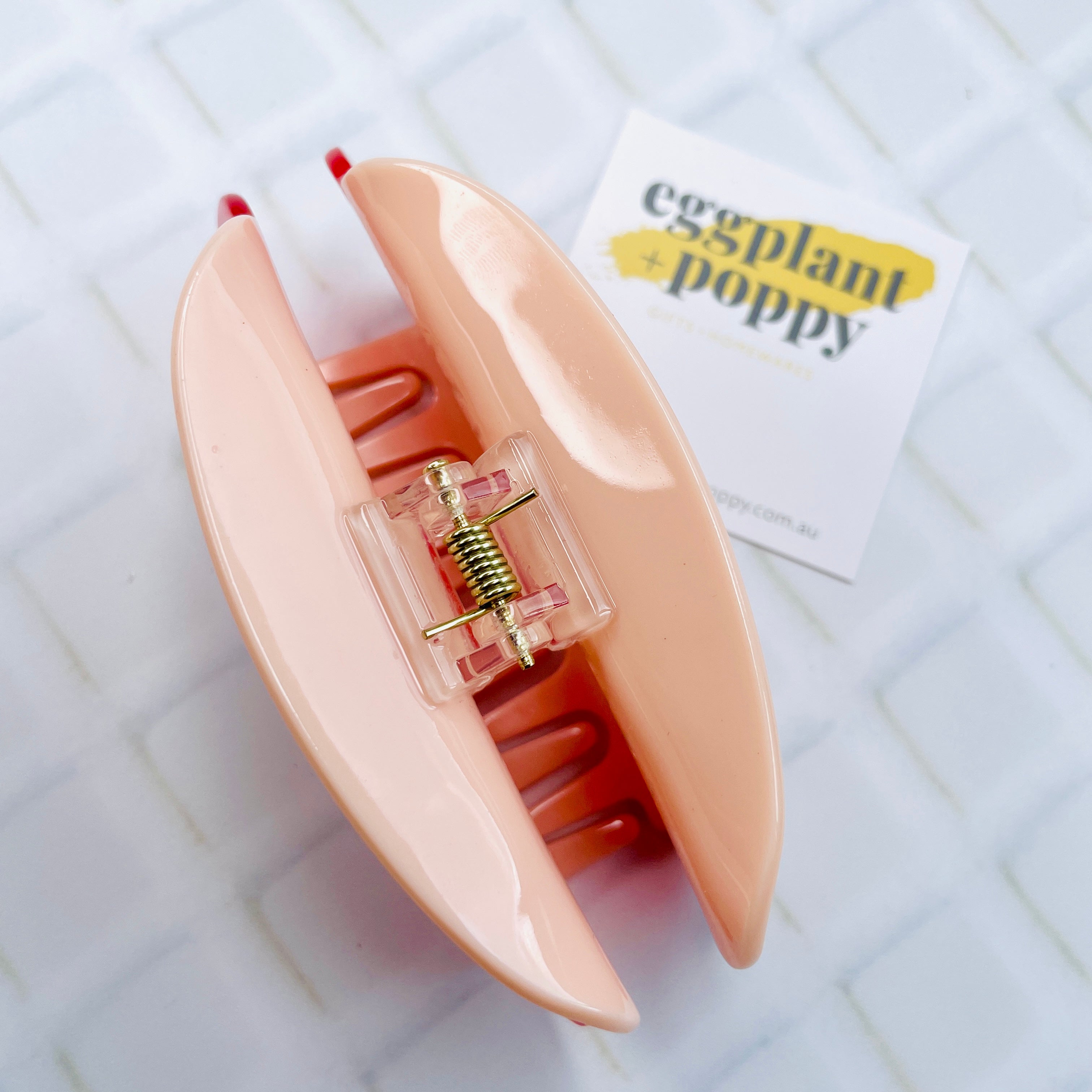 Hair Clips Eggplant & Poppy Unique + Quirky Gifts