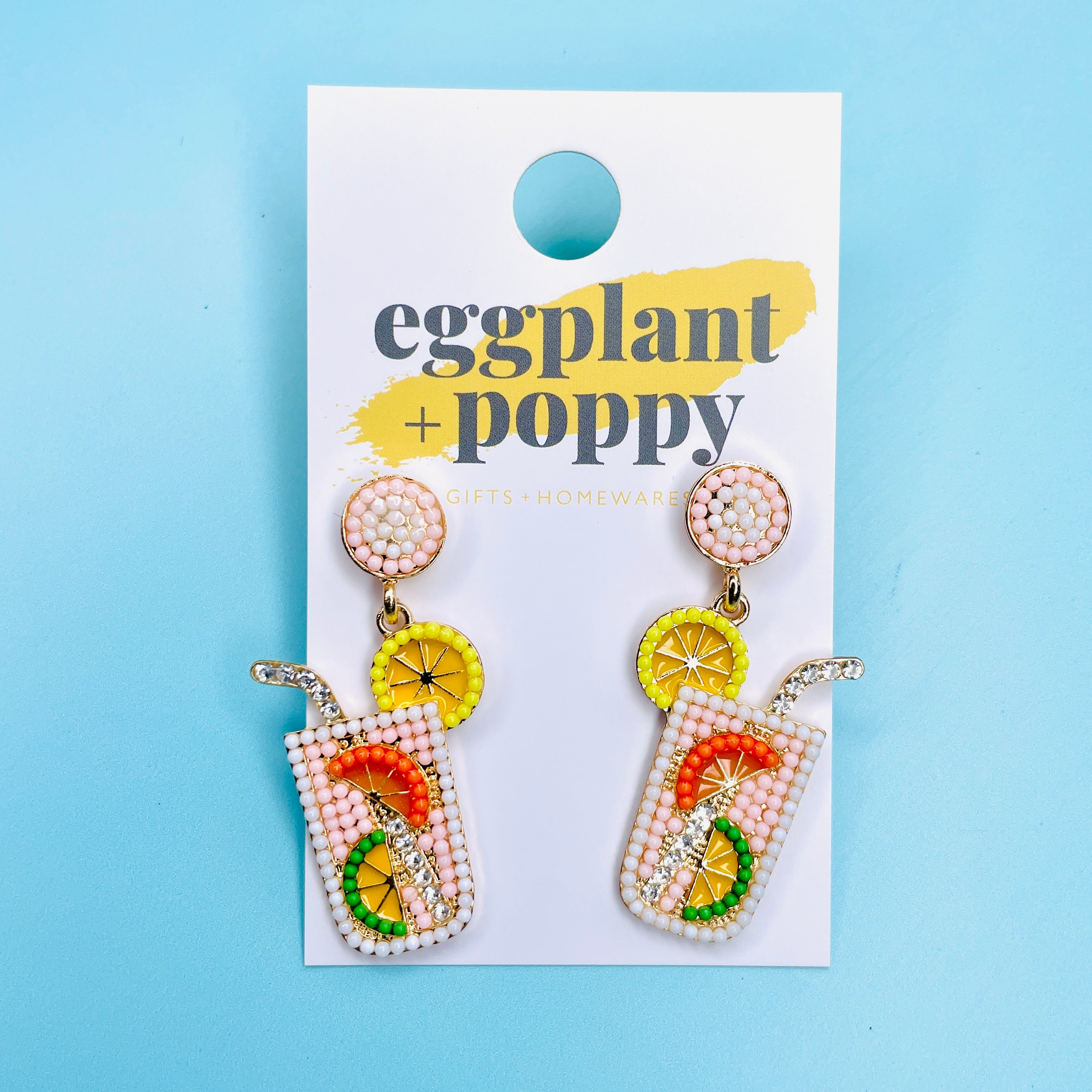Tropical Cocktail Earrings