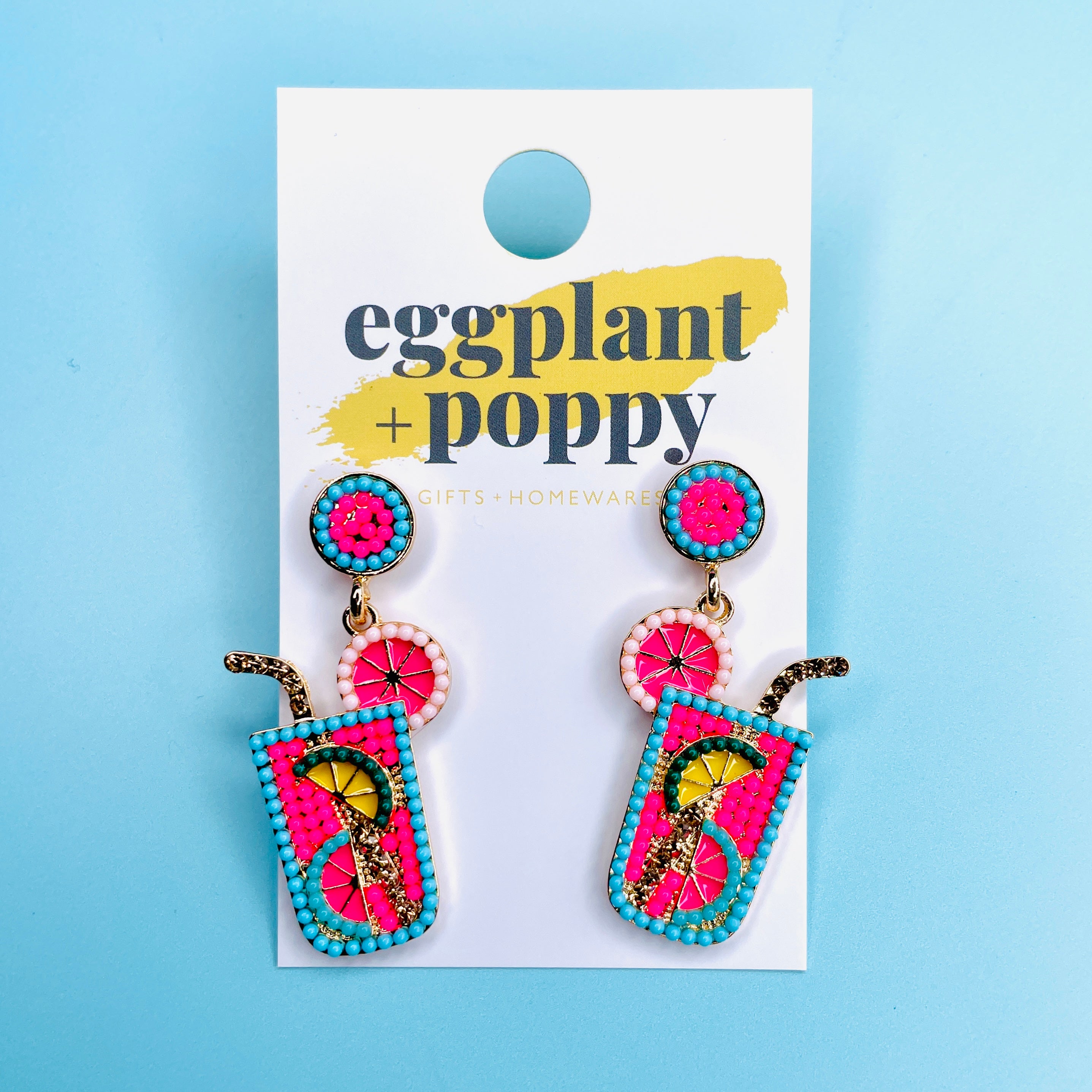 Tropical Cocktail Earrings