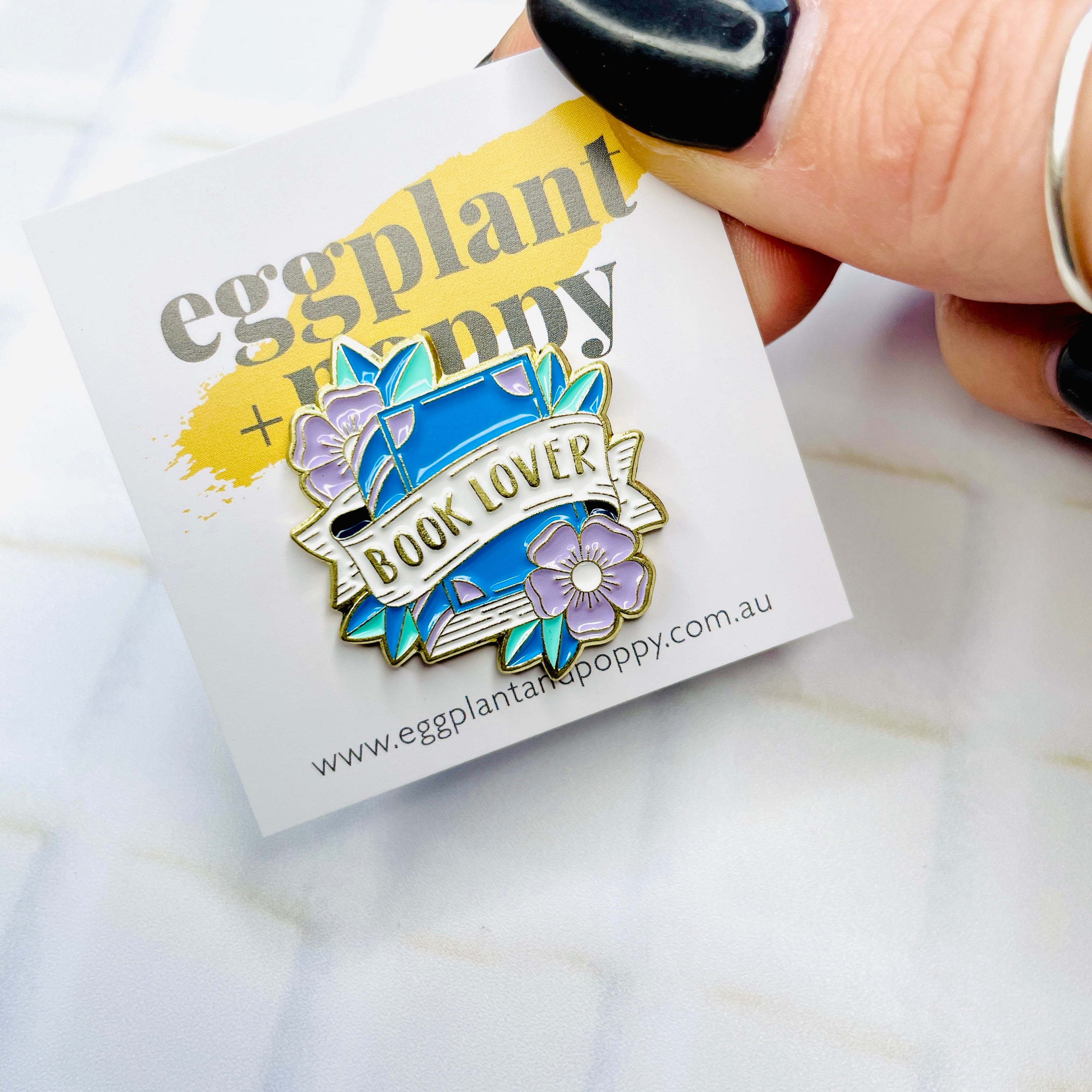 Enamel Pin - Book Lover