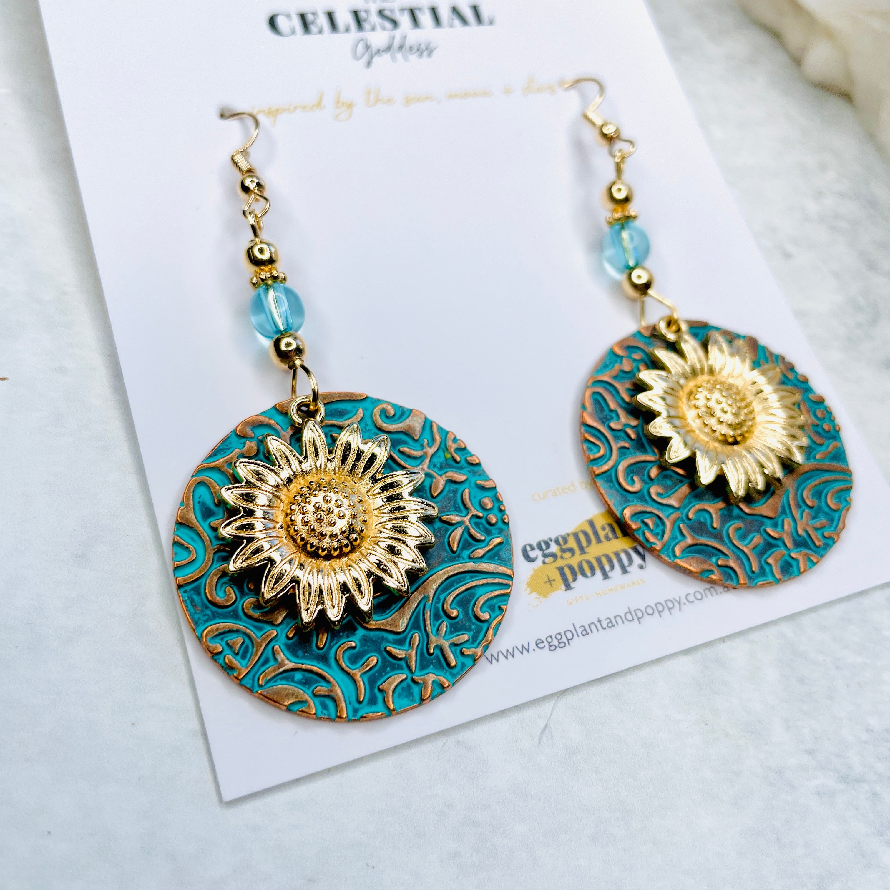 Sunflower Queen Earrings