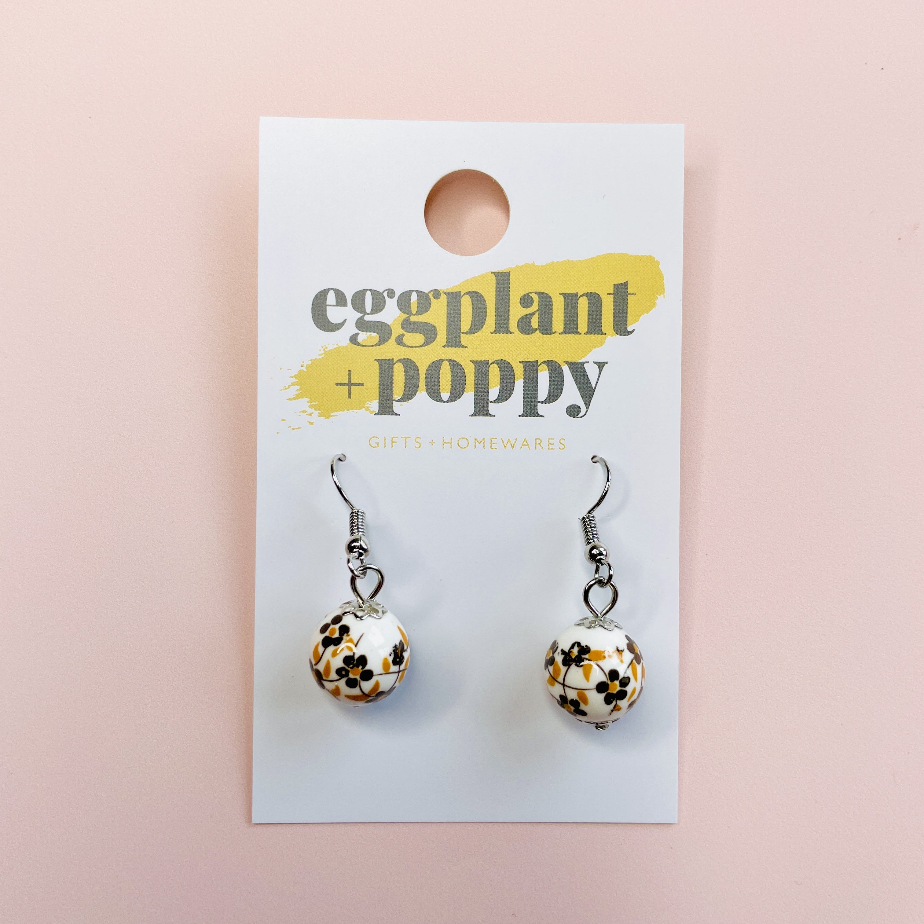 Little Flower Ceramic Earrings