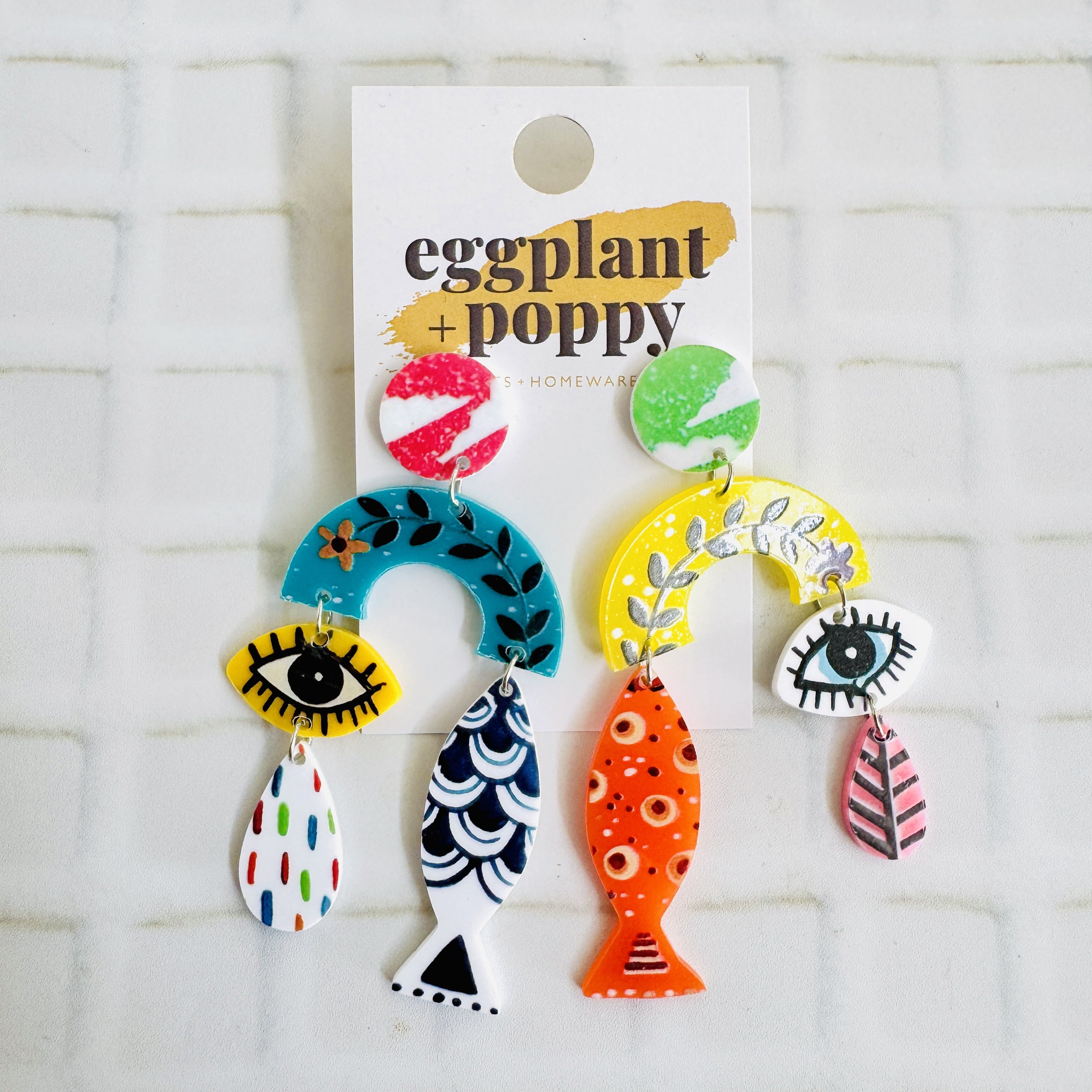 Abstract Art Earrings